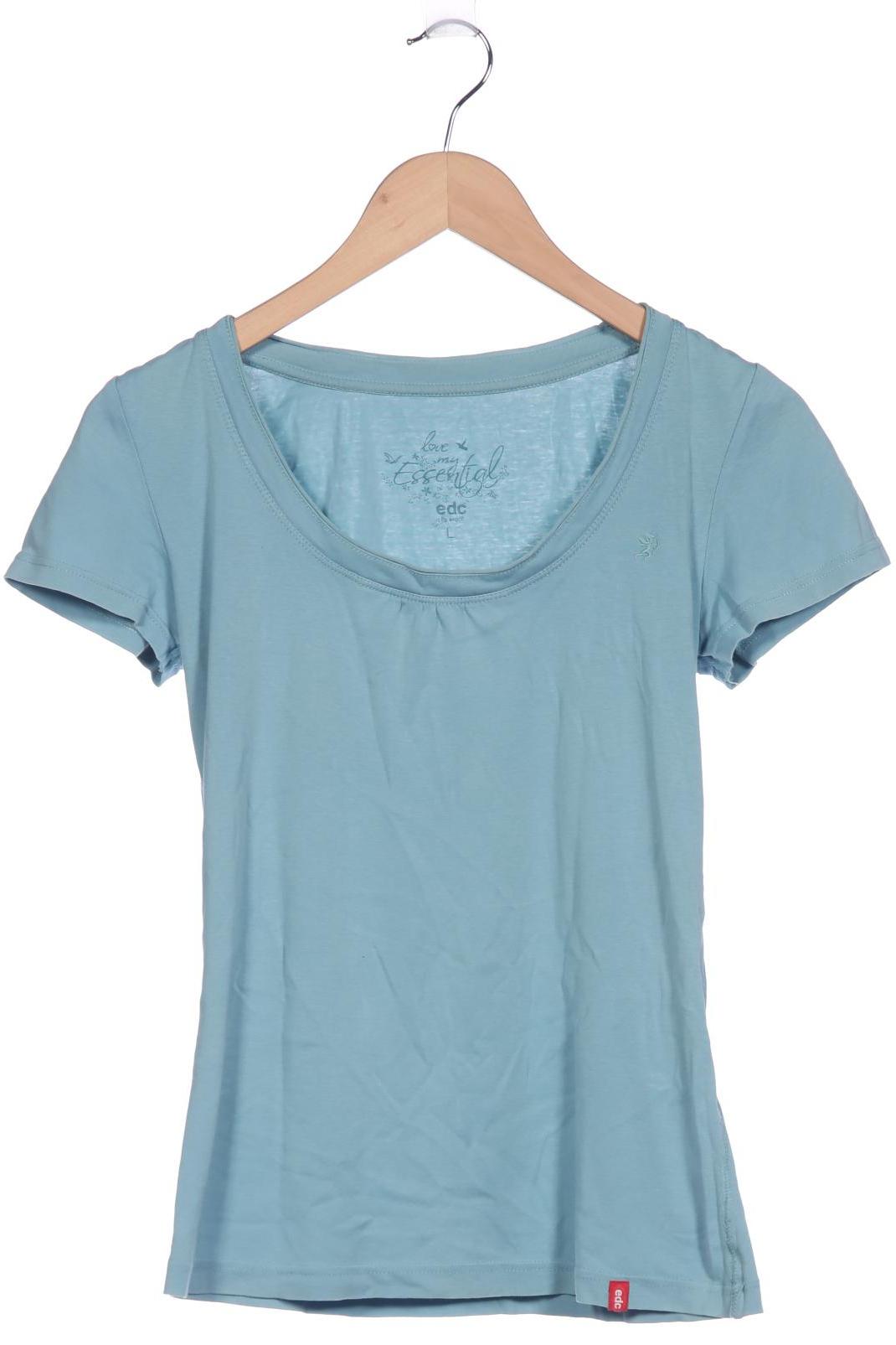 

edc by Esprit Damen T-Shirt, türkis, Gr. 42