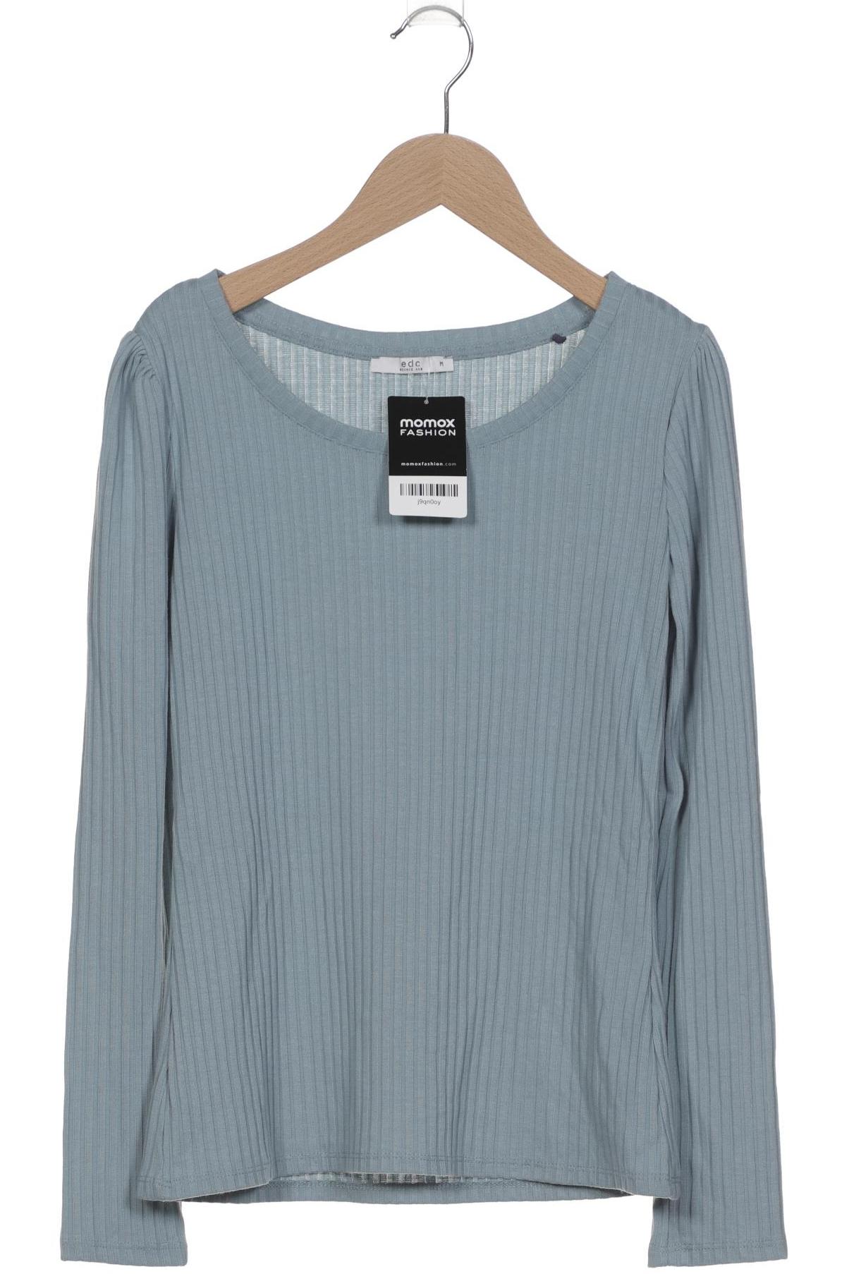 

edc by Esprit Damen Langarmshirt, hellblau, Gr. 38