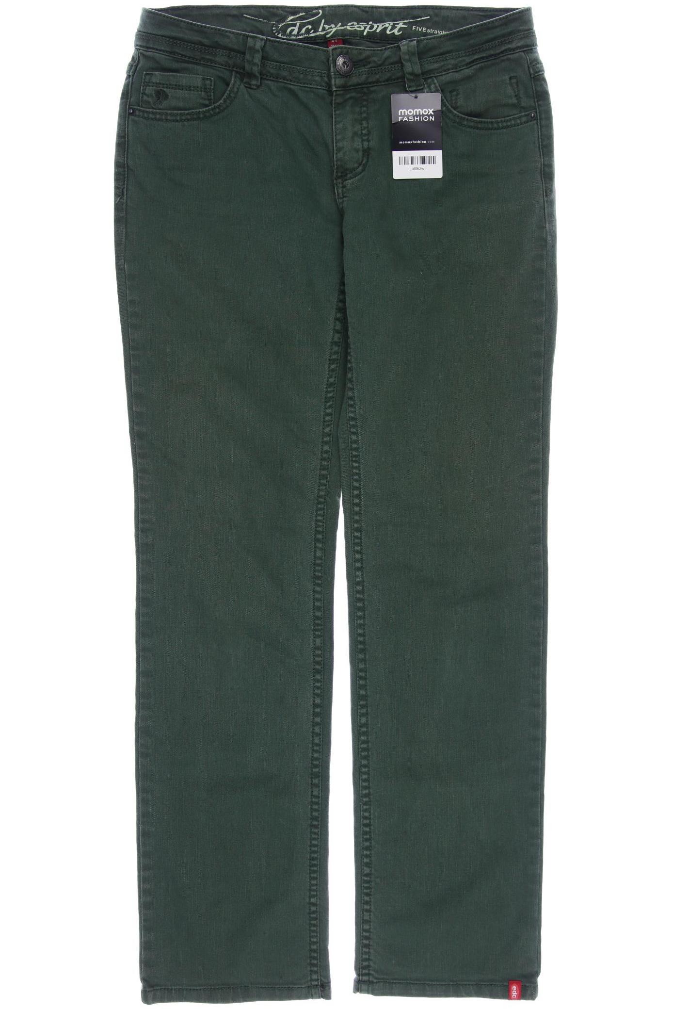 

edc by Esprit Damen Jeans, grün, Gr. 40