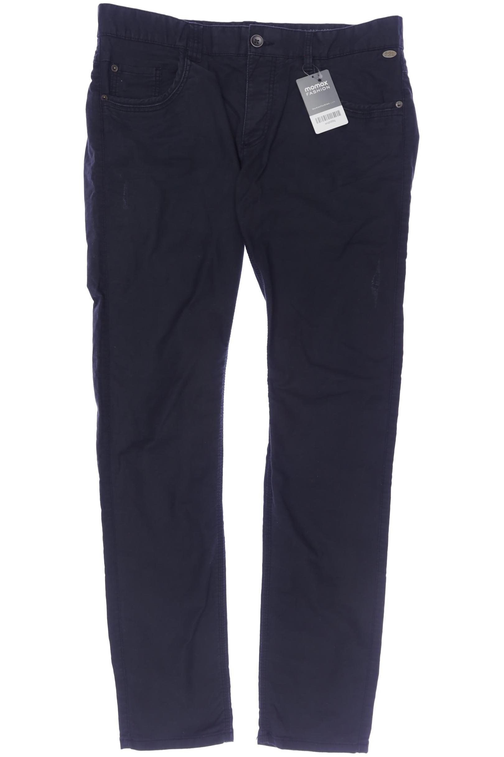 

edc by Esprit Herren Stoffhose, marineblau, Gr. 32