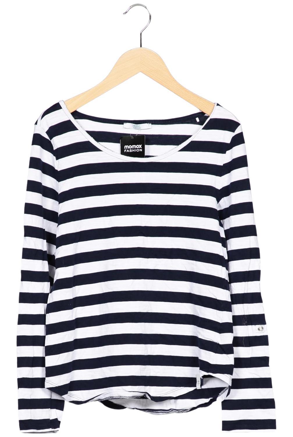 

edc by Esprit Damen Langarmshirt, mehrfarbig, Gr. 36