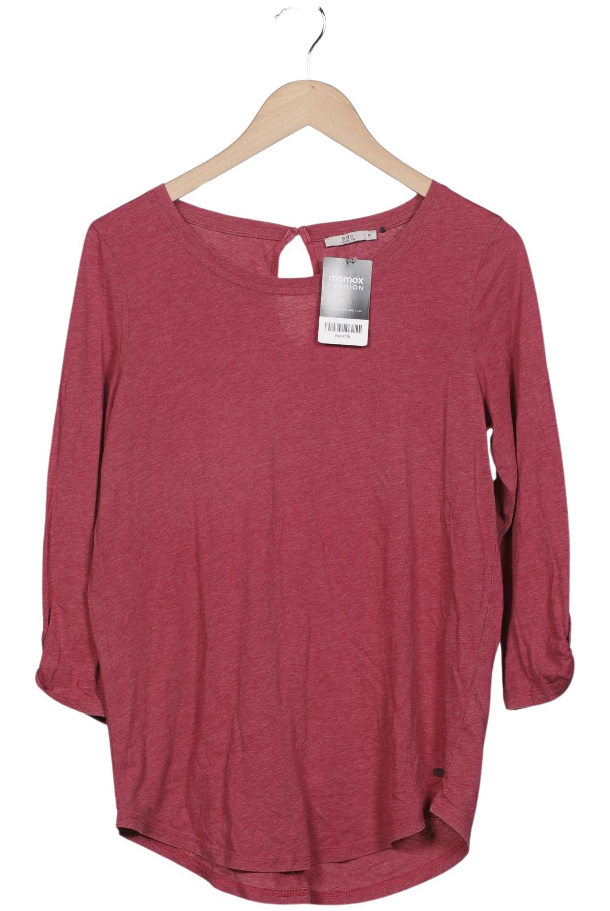 

edc by Esprit Damen Langarmshirt, rot, Gr. 38