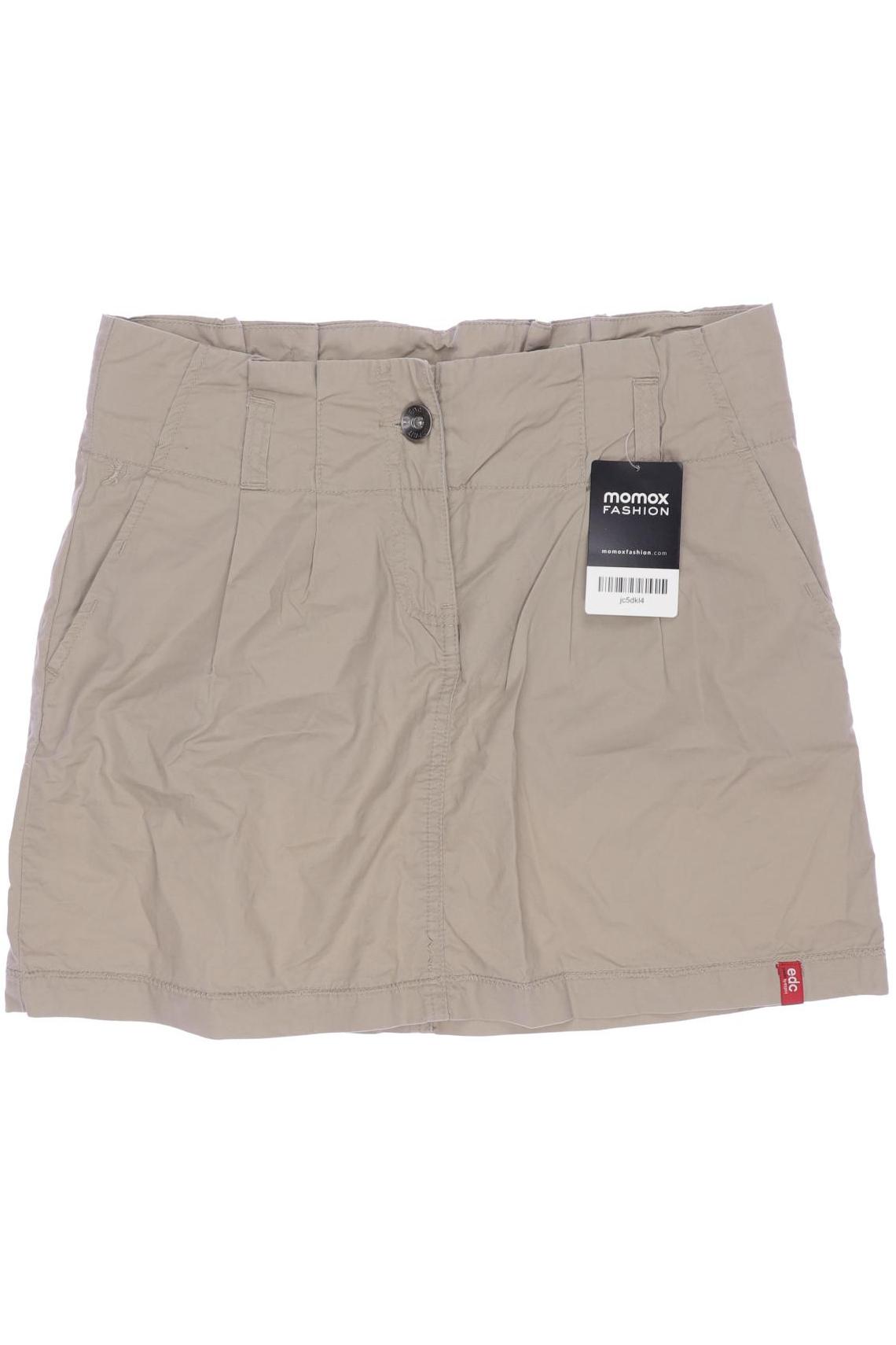 

edc by Esprit Damen Rock, beige, Gr. 14