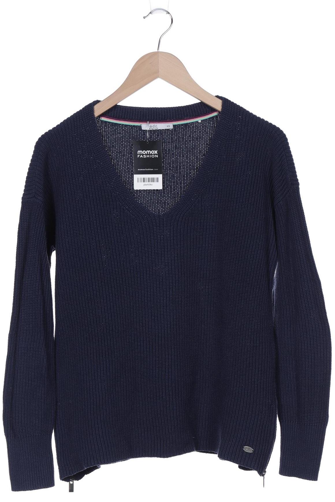 

edc by Esprit Damen Pullover, marineblau, Gr. 34