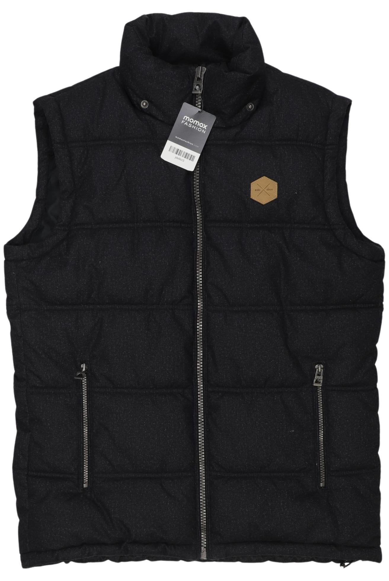 

edc by Esprit Herren Weste, schwarz, Gr. 48