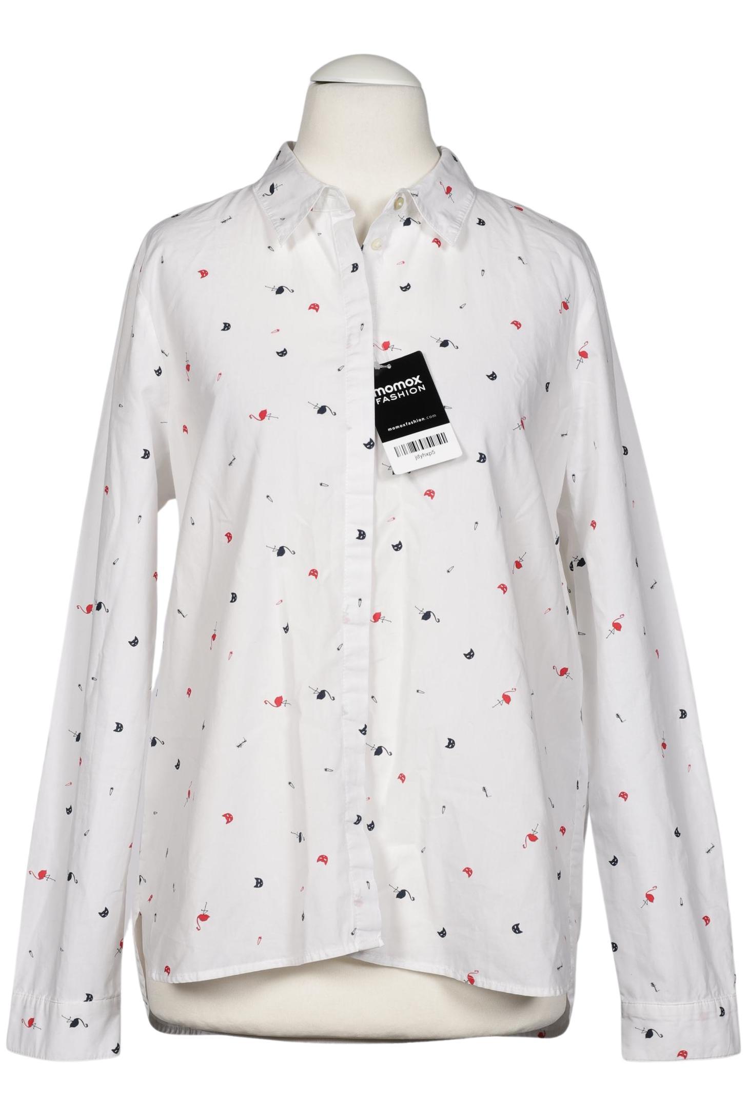 

edc by Esprit Damen Bluse, weiß, Gr. 36