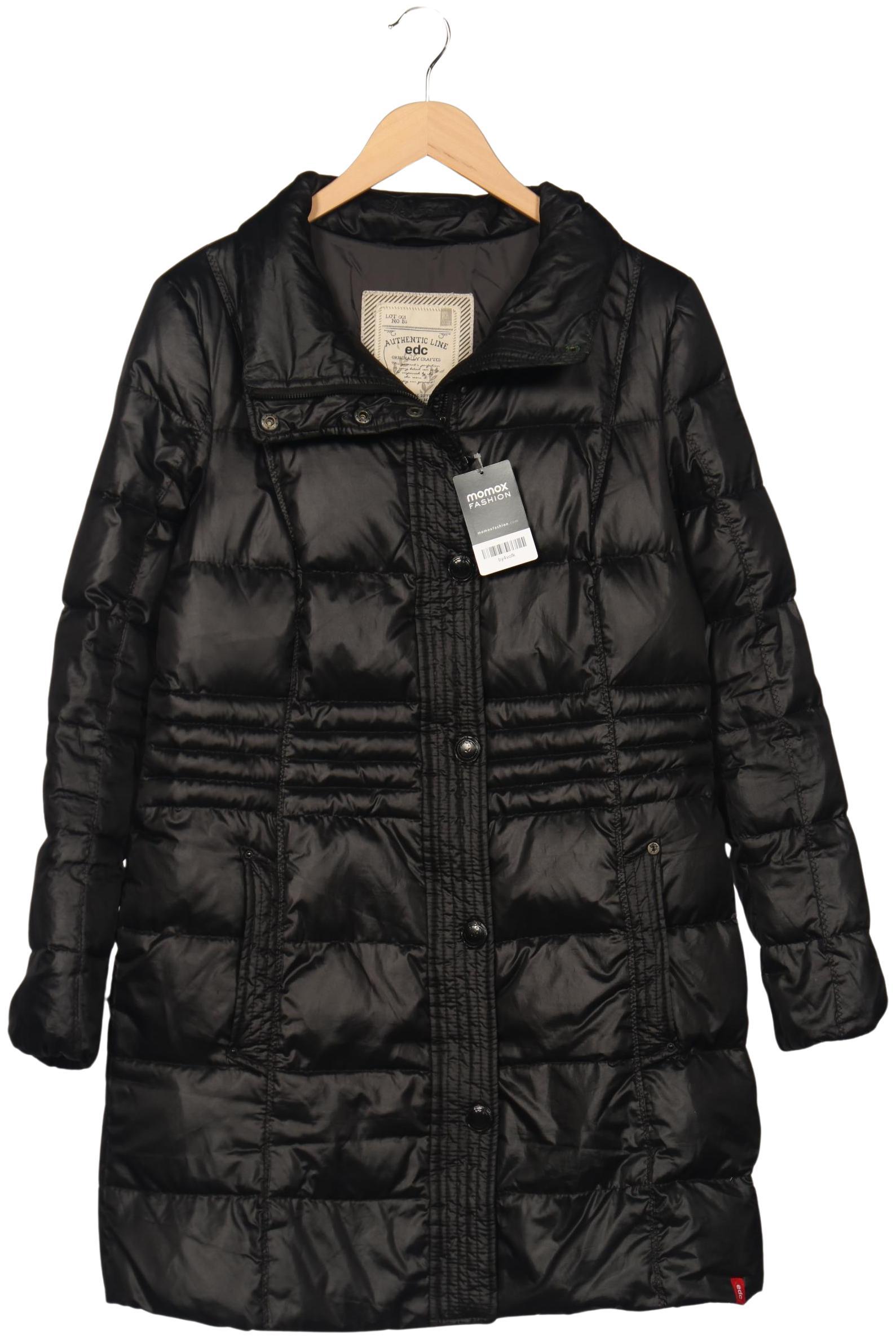 

edc by Esprit Damen Mantel, schwarz, Gr. 44