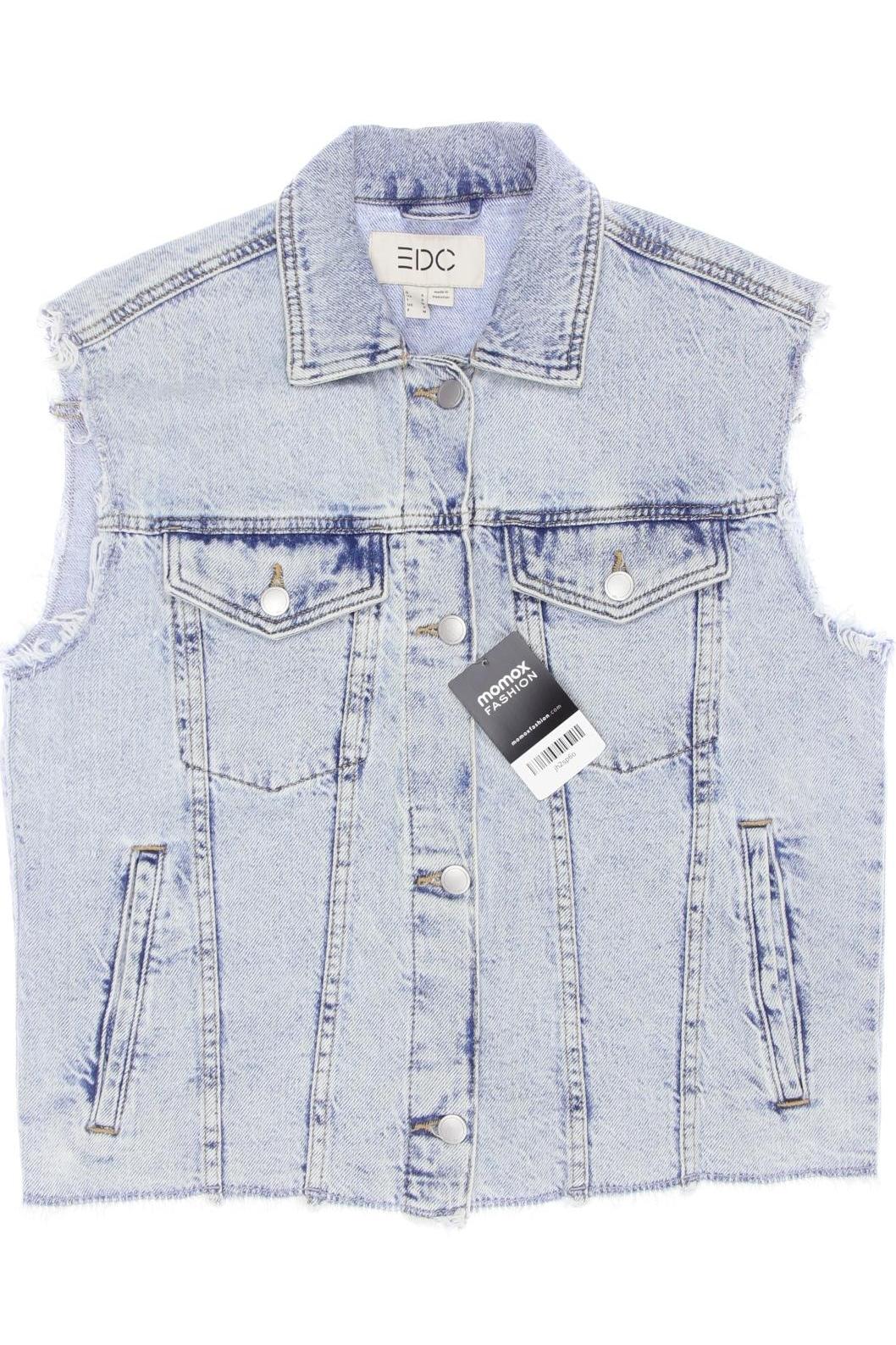 

edc by Esprit Damen Weste, hellblau, Gr. 36