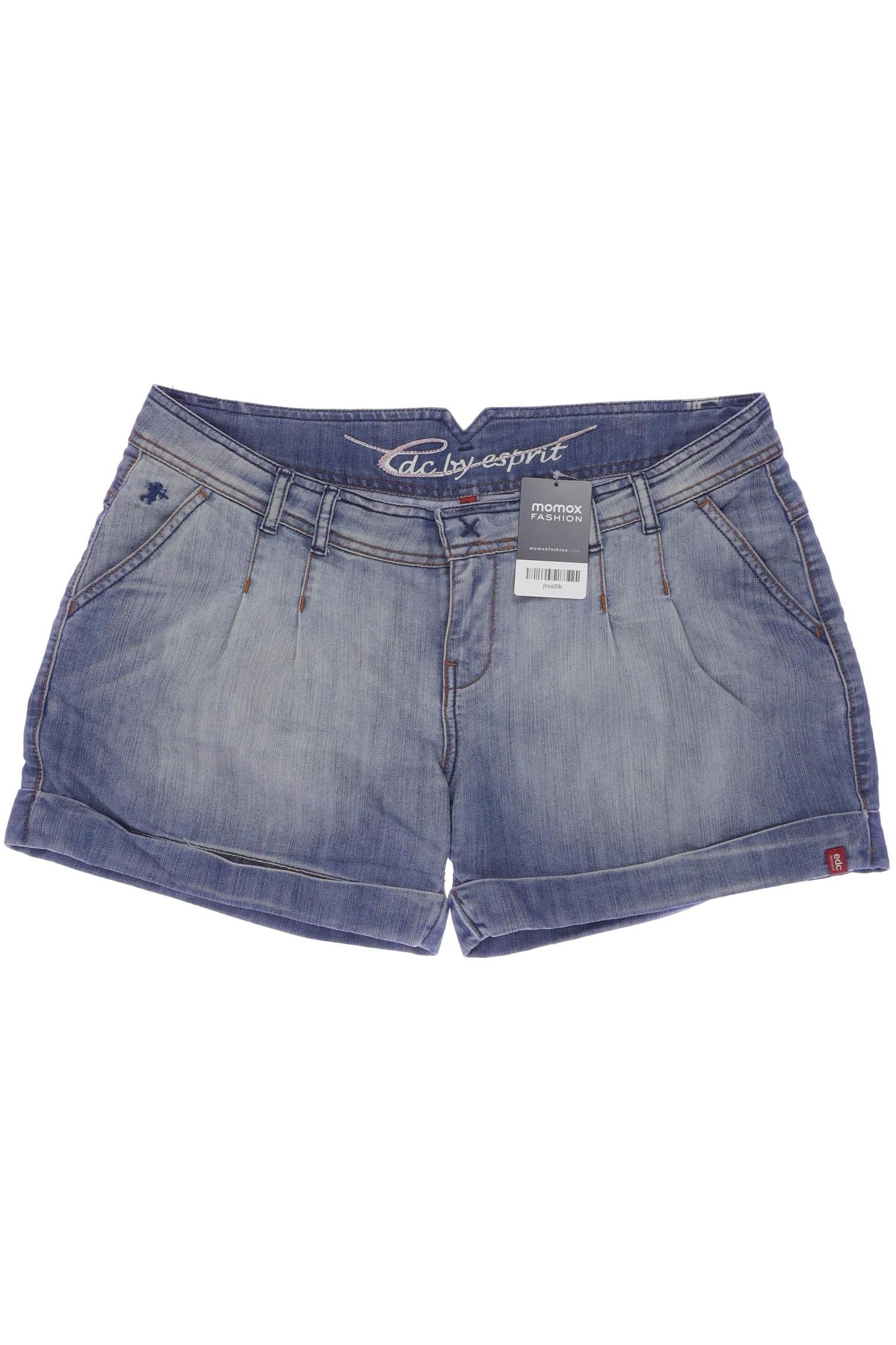 

edc by Esprit Damen Shorts, blau, Gr. 40