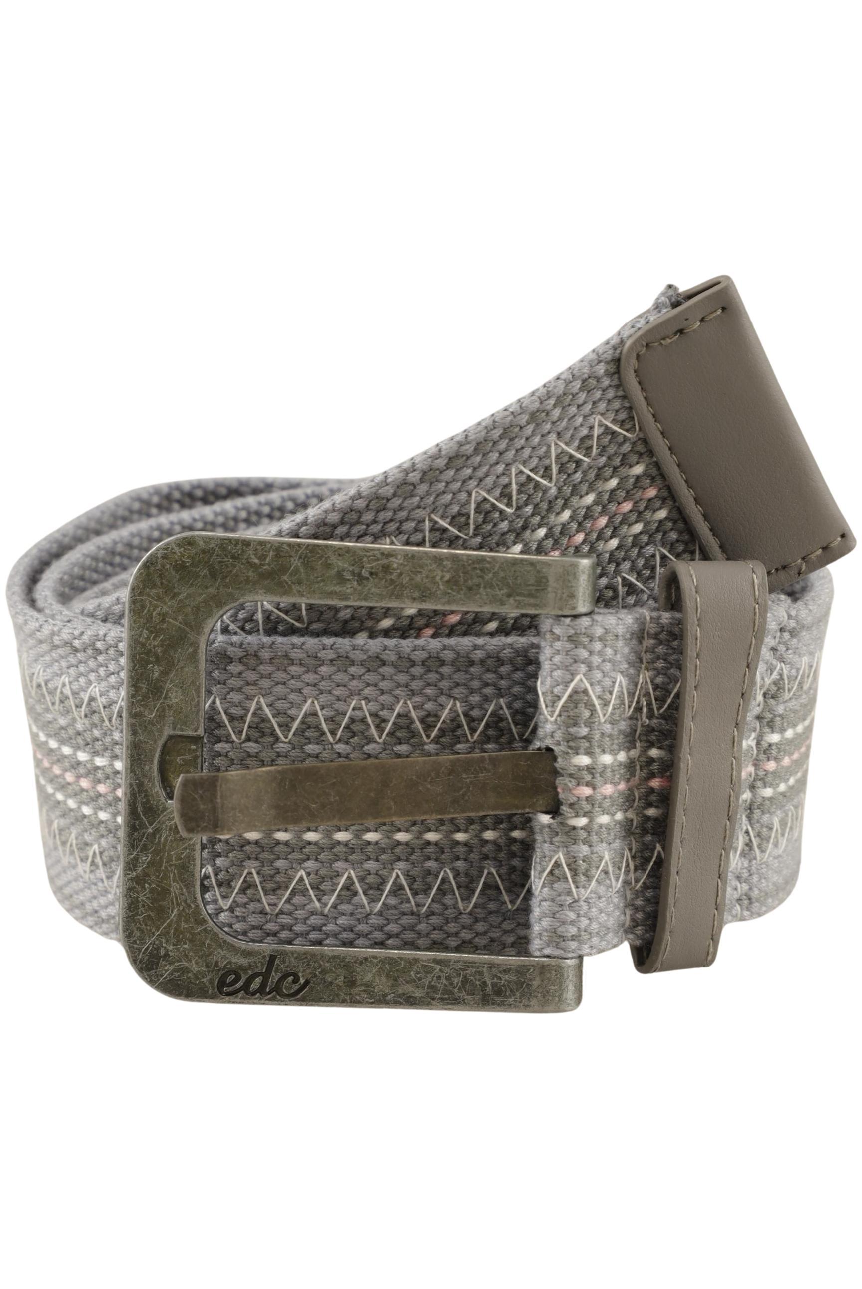 

edc by Esprit Damen Gürtel, grau, Gr. 75