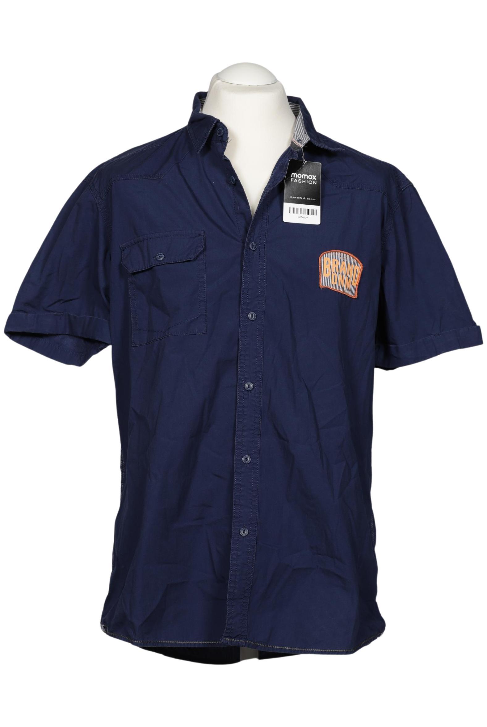 

edc by Esprit Herren Hemd, marineblau, Gr. 54