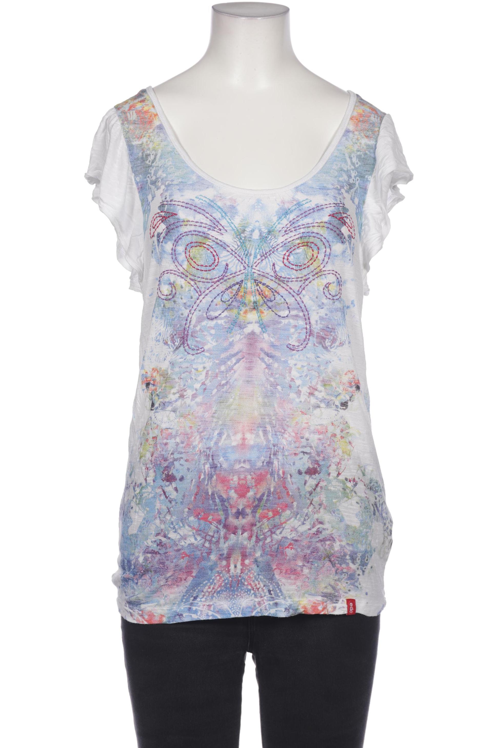 

edc by Esprit Damen T-Shirt, cremeweiß, Gr. 36