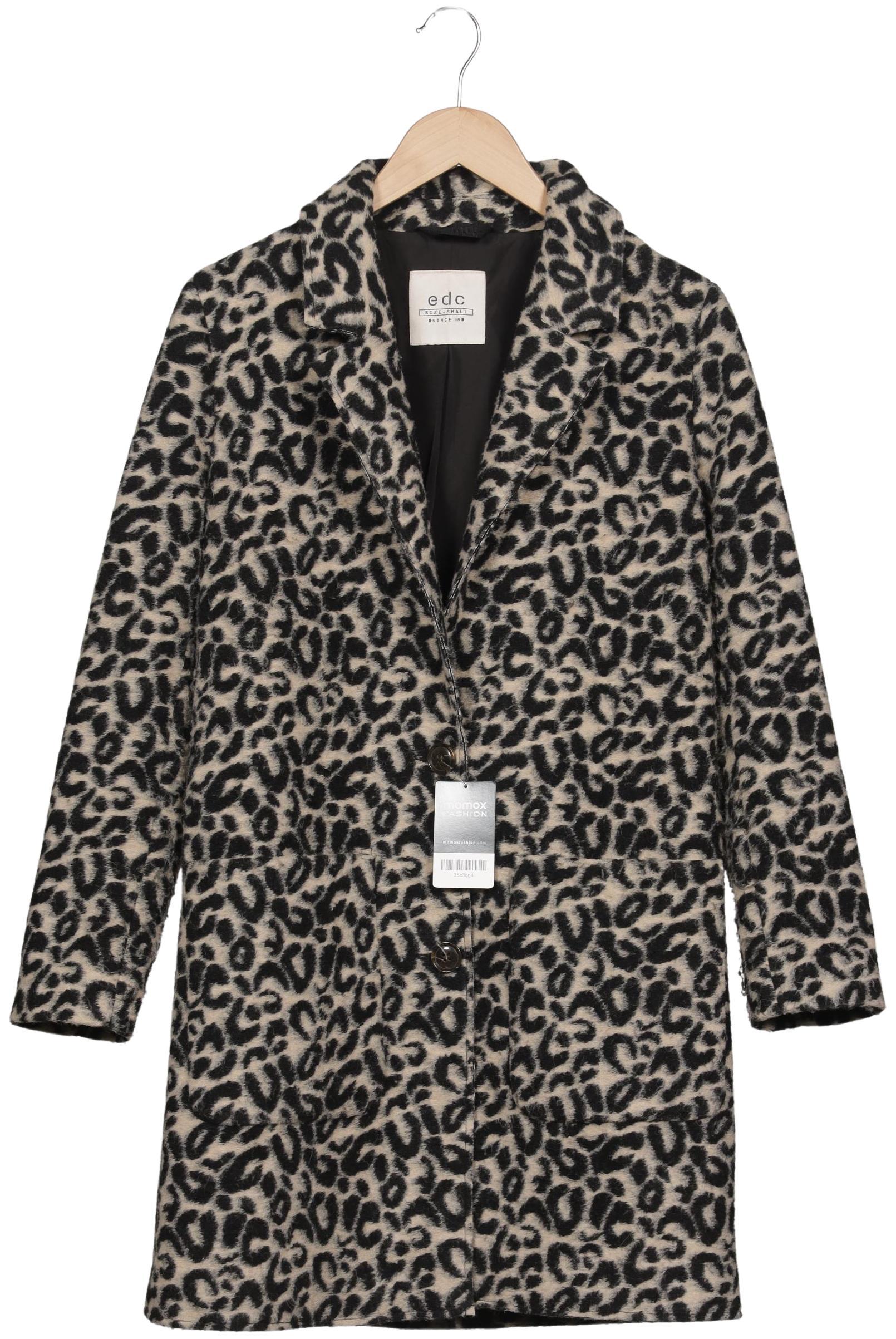 

edc by Esprit Damen Mantel, schwarz, Gr. 36