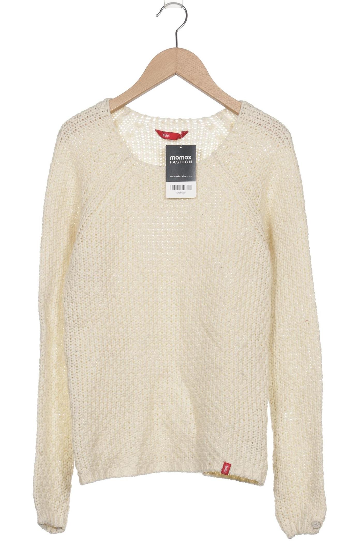 

edc by Esprit Damen Pullover, cremeweiß, Gr. 38