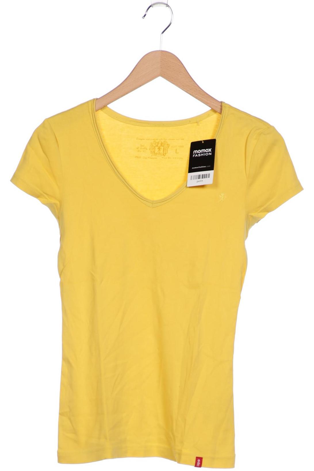

edc by Esprit Damen T-Shirt, gelb, Gr. 42