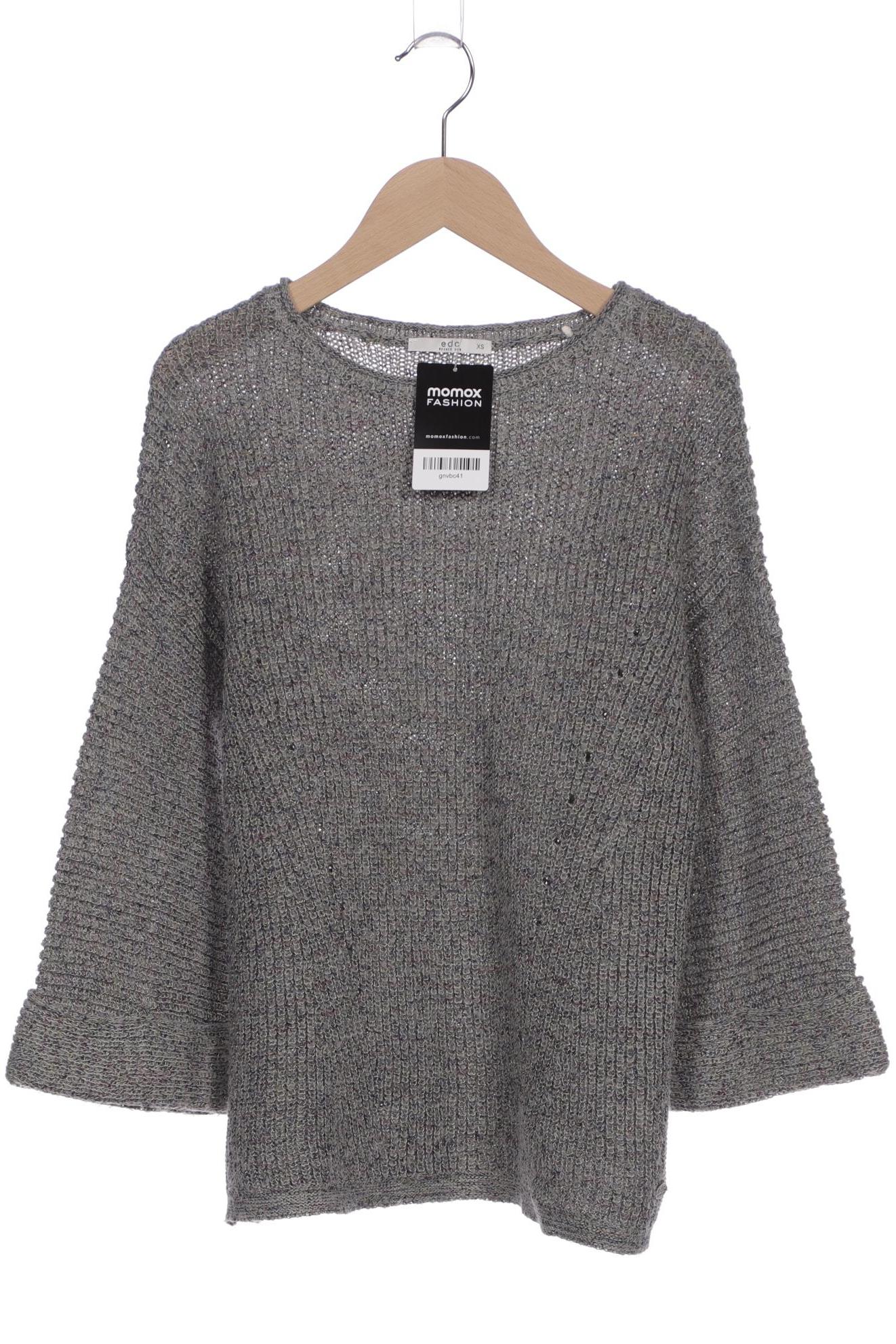 

edc by Esprit Damen Pullover, grün, Gr. 34