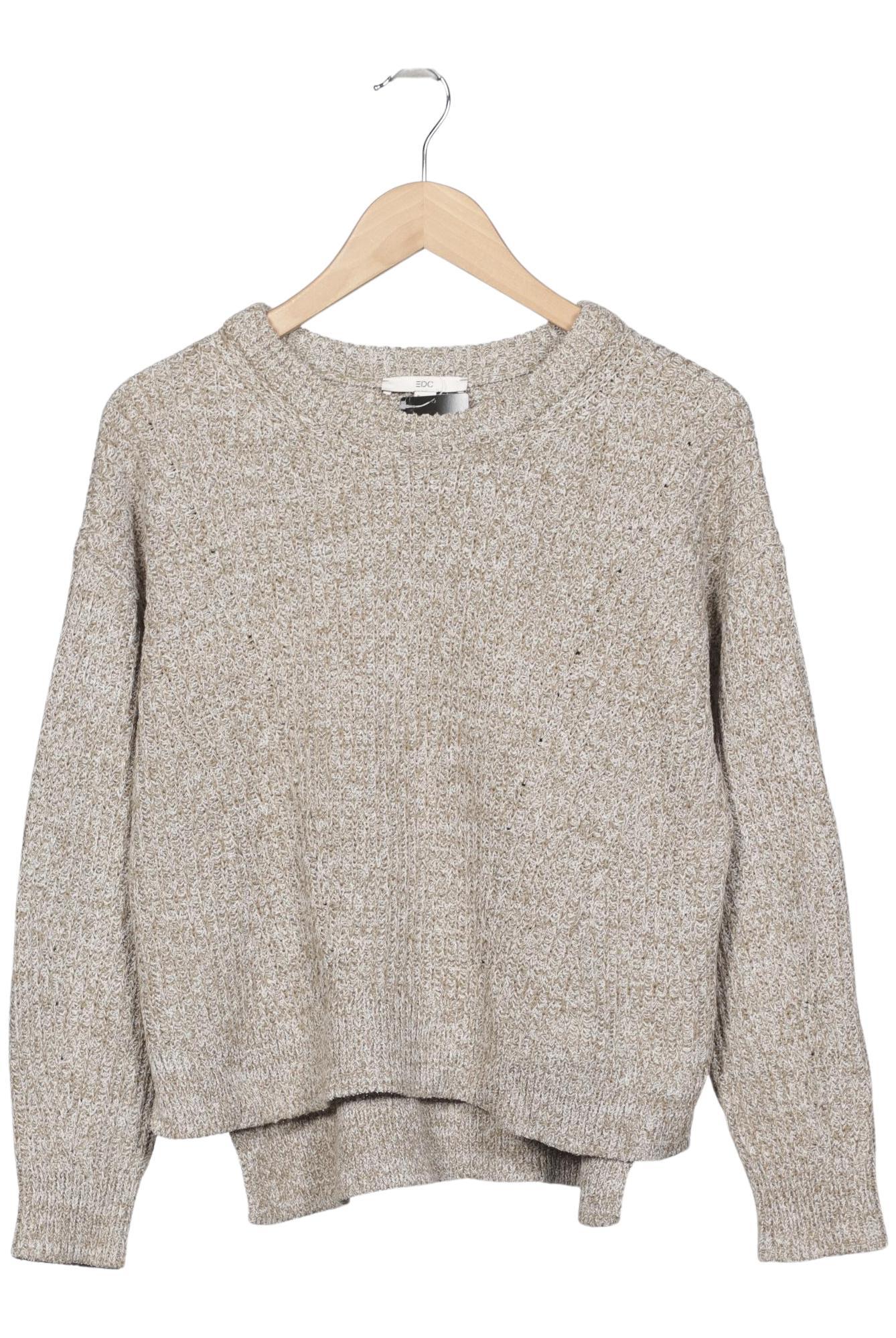 

edc by Esprit Damen Pullover, beige, Gr. 36