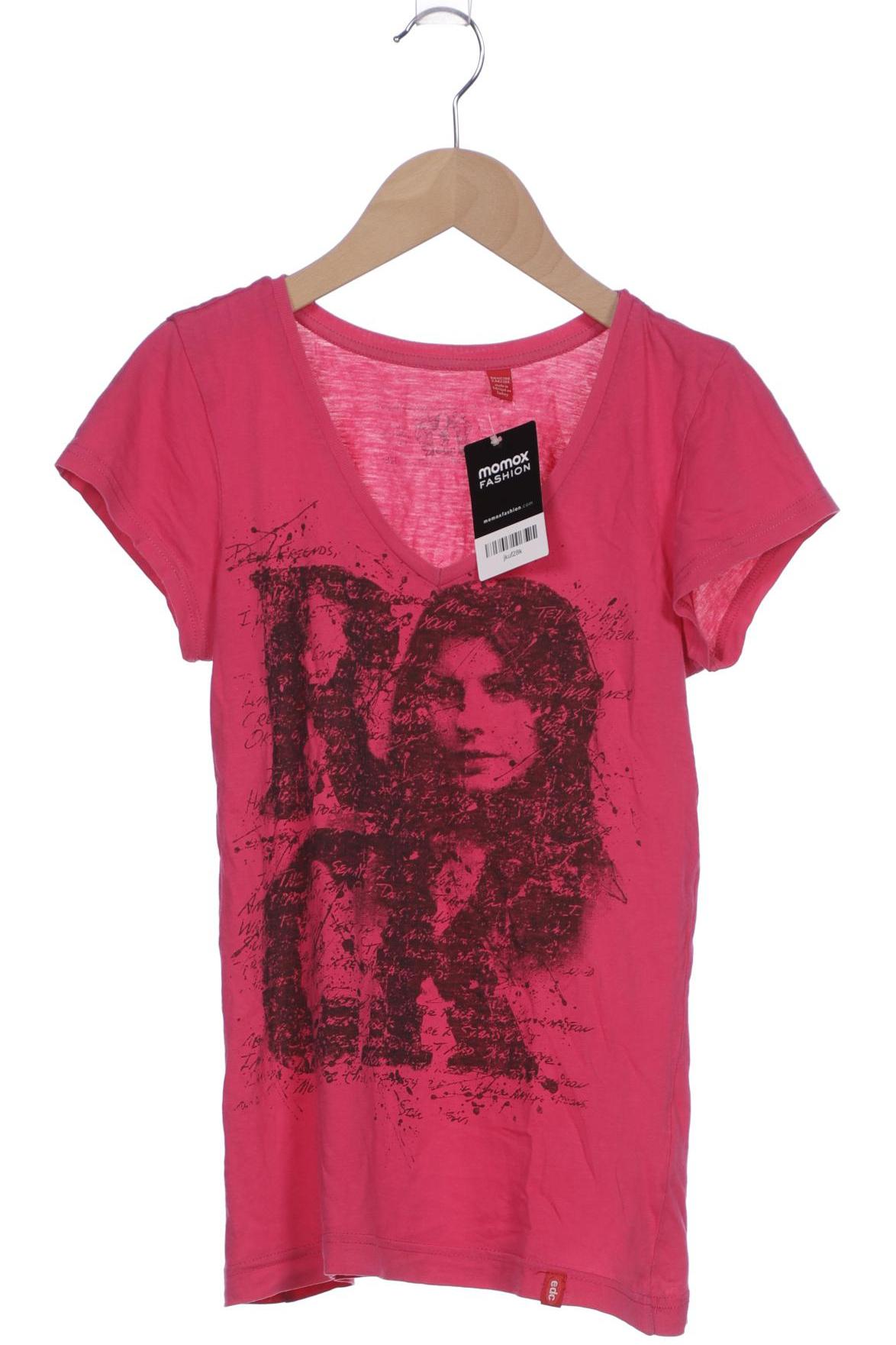 

edc by Esprit Damen T-Shirt, pink, Gr. 34