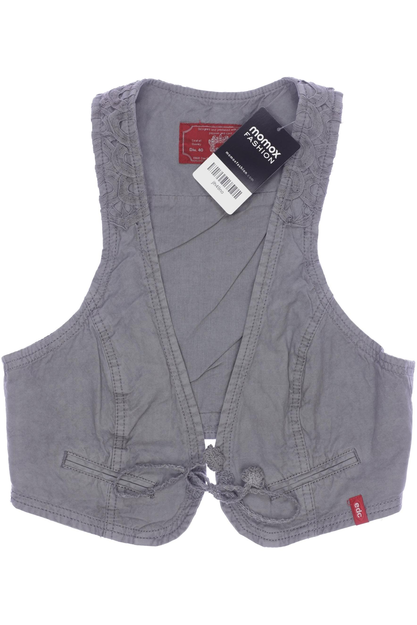 

edc by Esprit Damen Weste, grau, Gr. 36