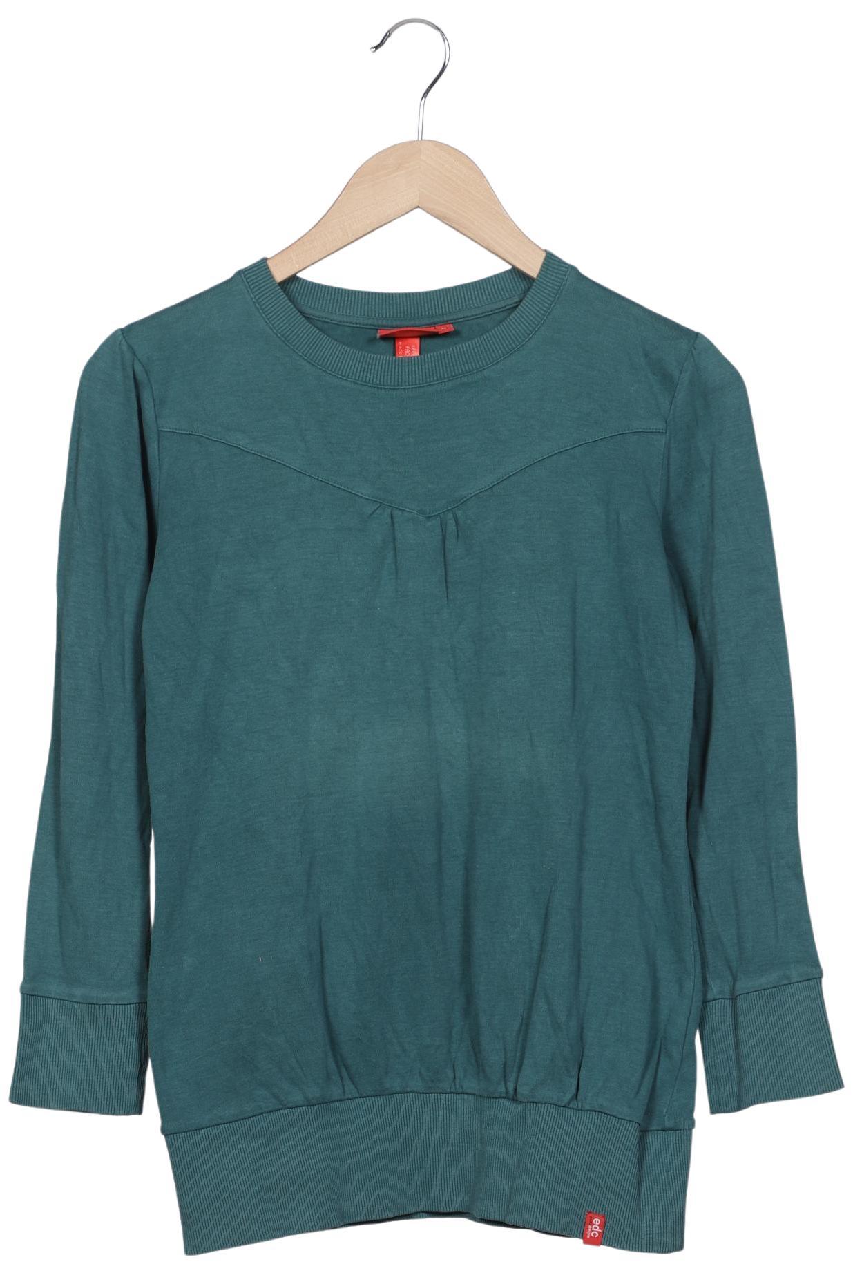 

edc by Esprit Damen Sweatshirt, türkis, Gr. uni