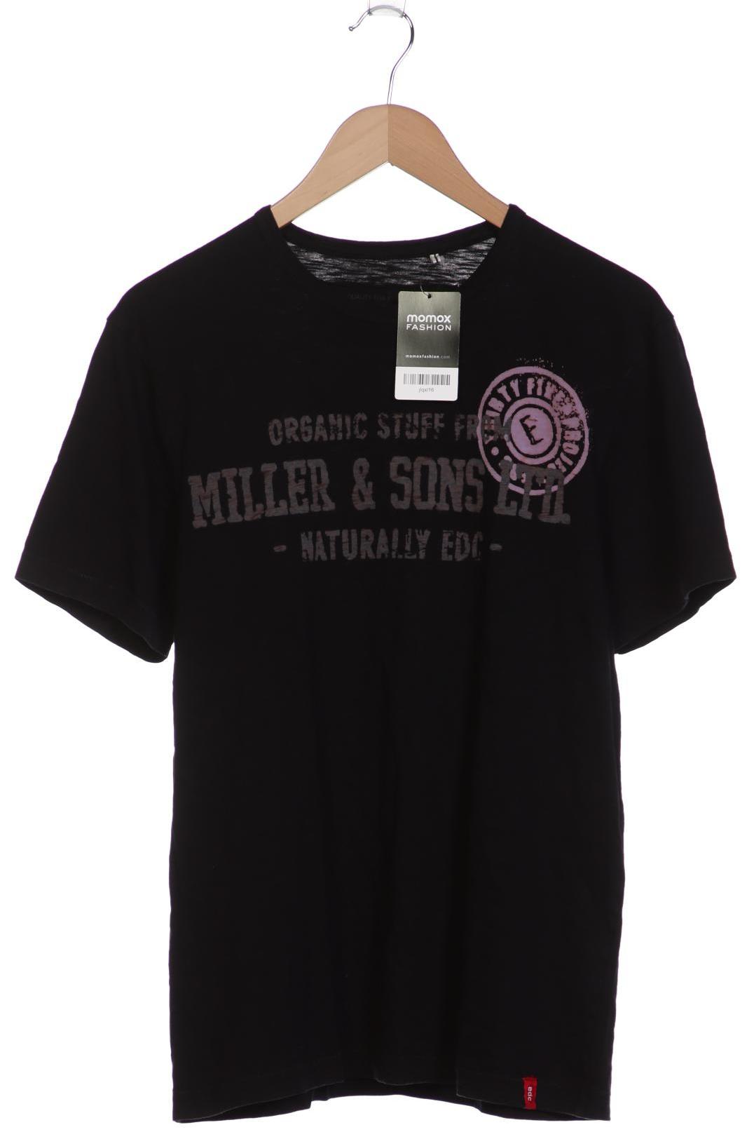 

edc by Esprit Herren T-Shirt, schwarz, Gr. 52