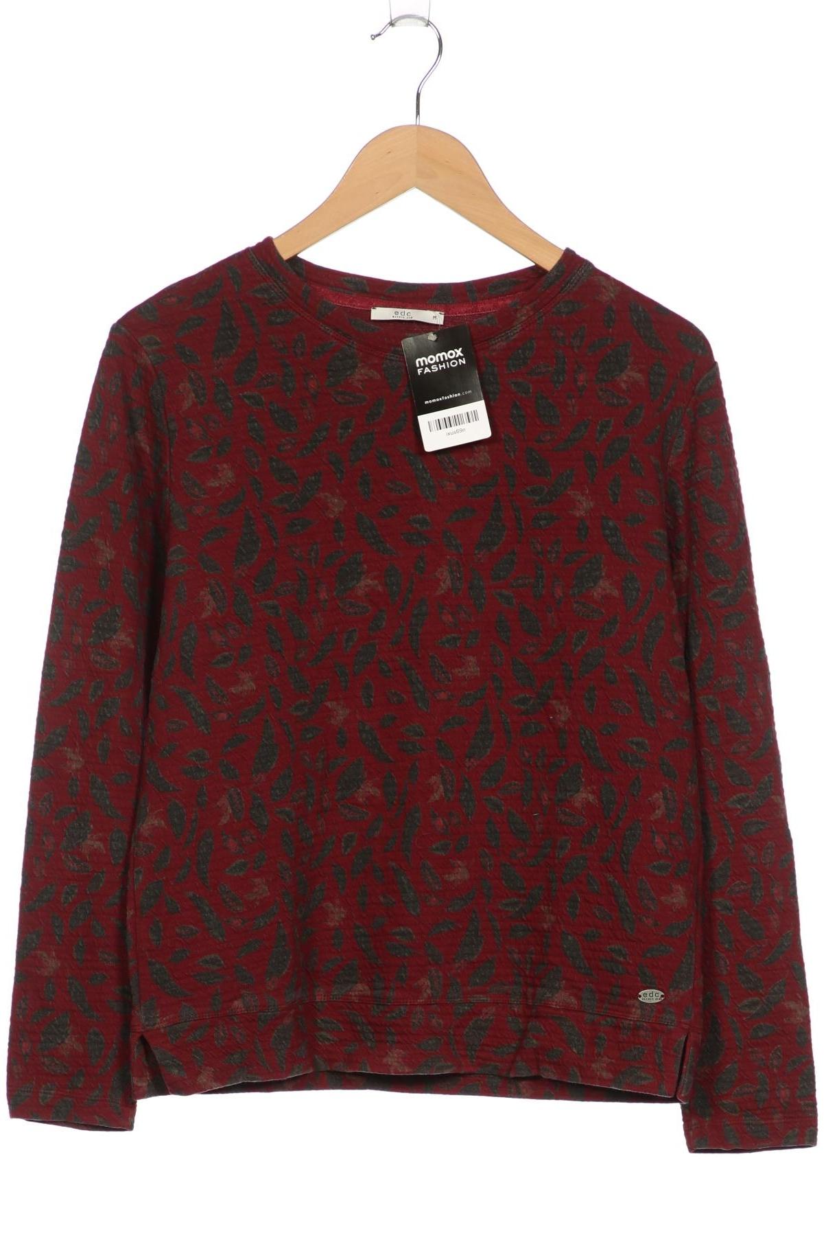 

edc by Esprit Damen Sweatshirt, bordeaux, Gr. 38
