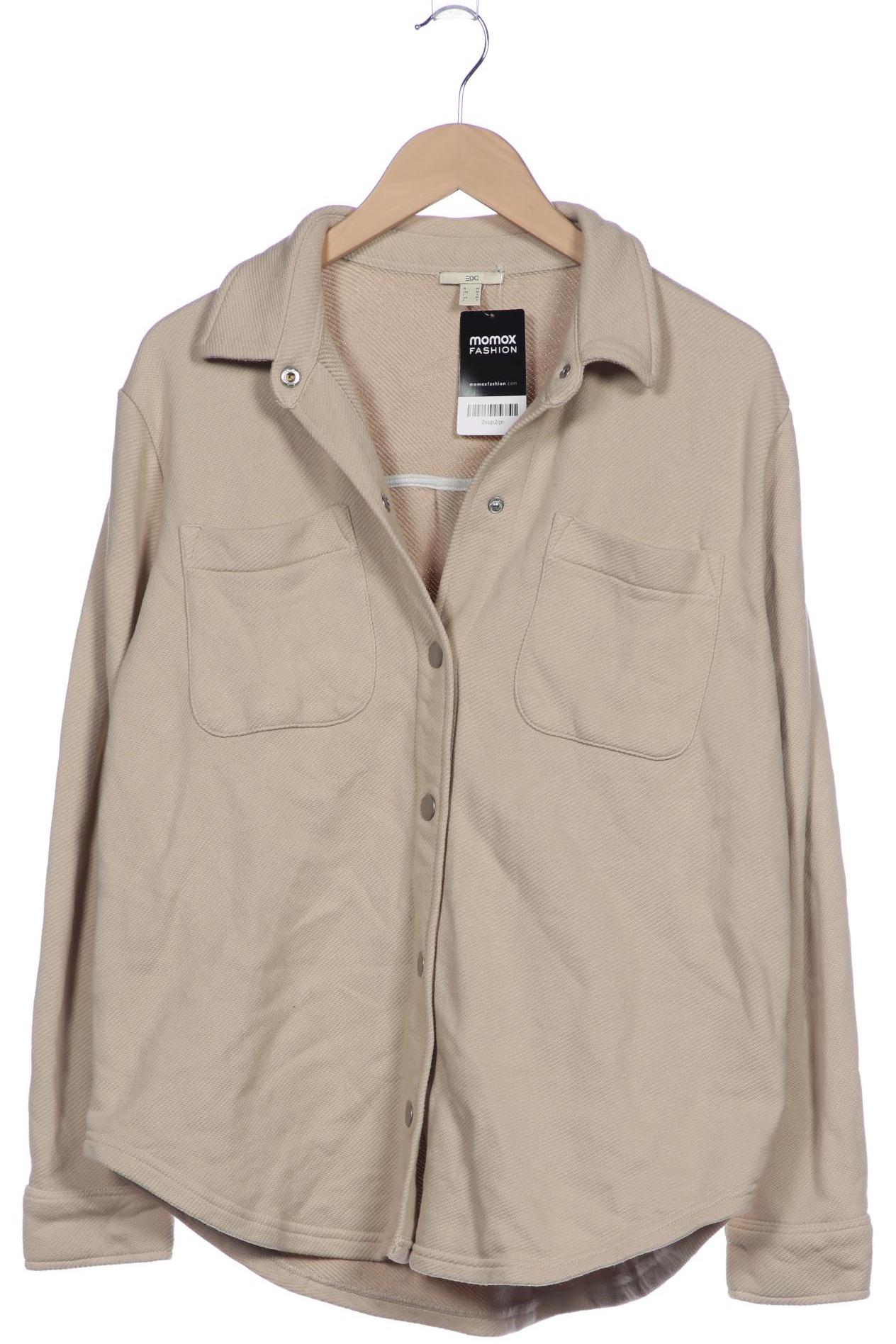 

edc by Esprit Damen Jacke, beige, Gr. 38
