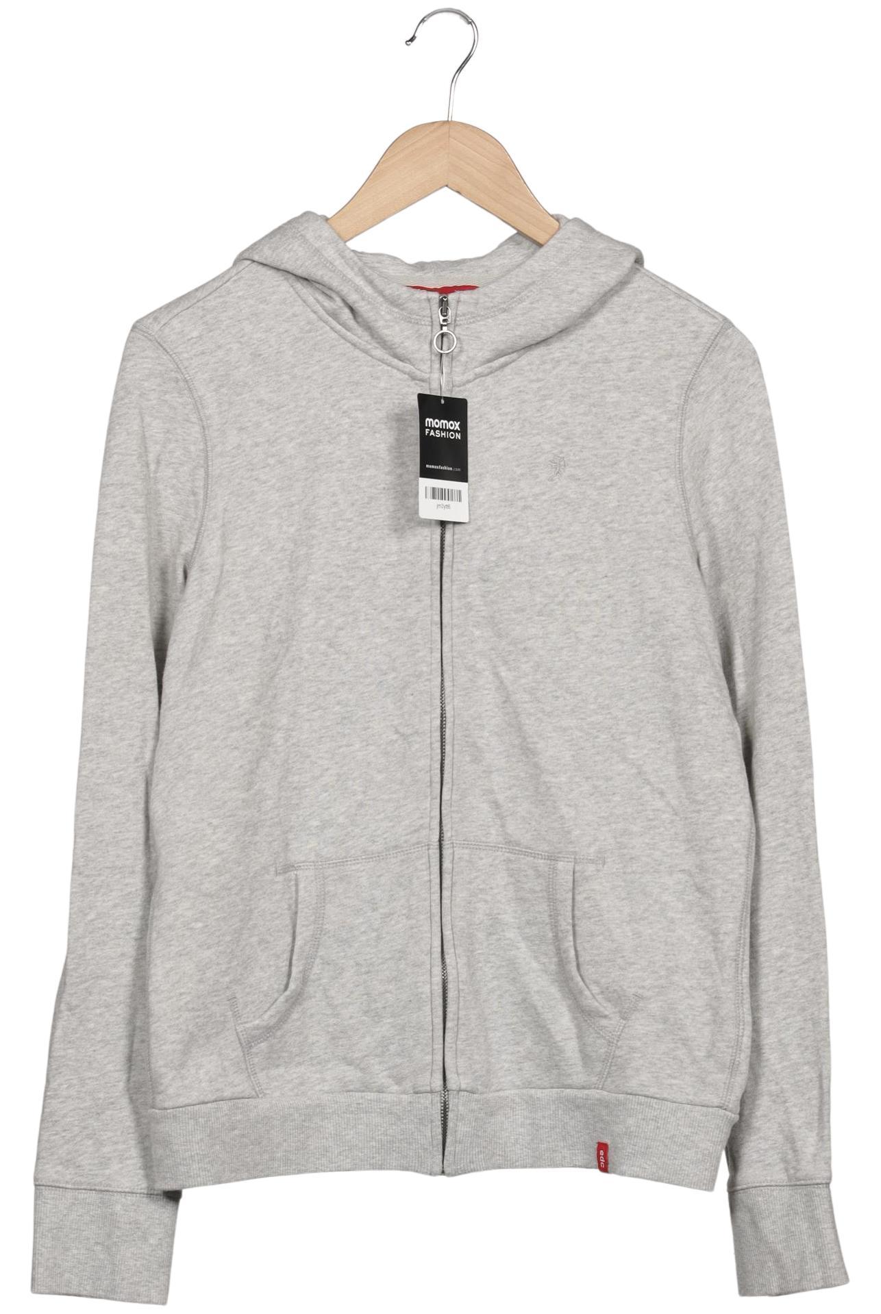 

edc by Esprit Damen Kapuzenpullover, grau, Gr. 44