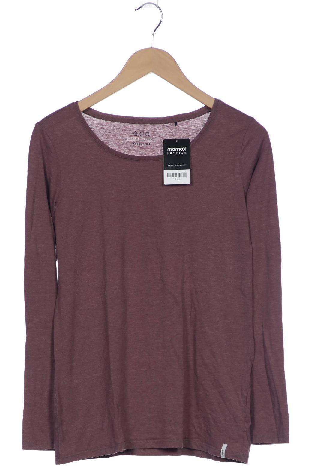 

edc by Esprit Damen Langarmshirt, pink, Gr. 42