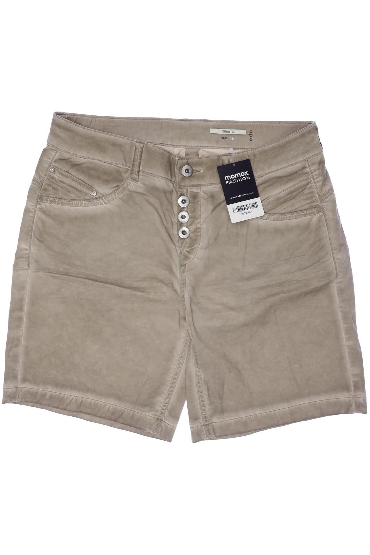 

edc by Esprit Damen Shorts, grau, Gr. 36