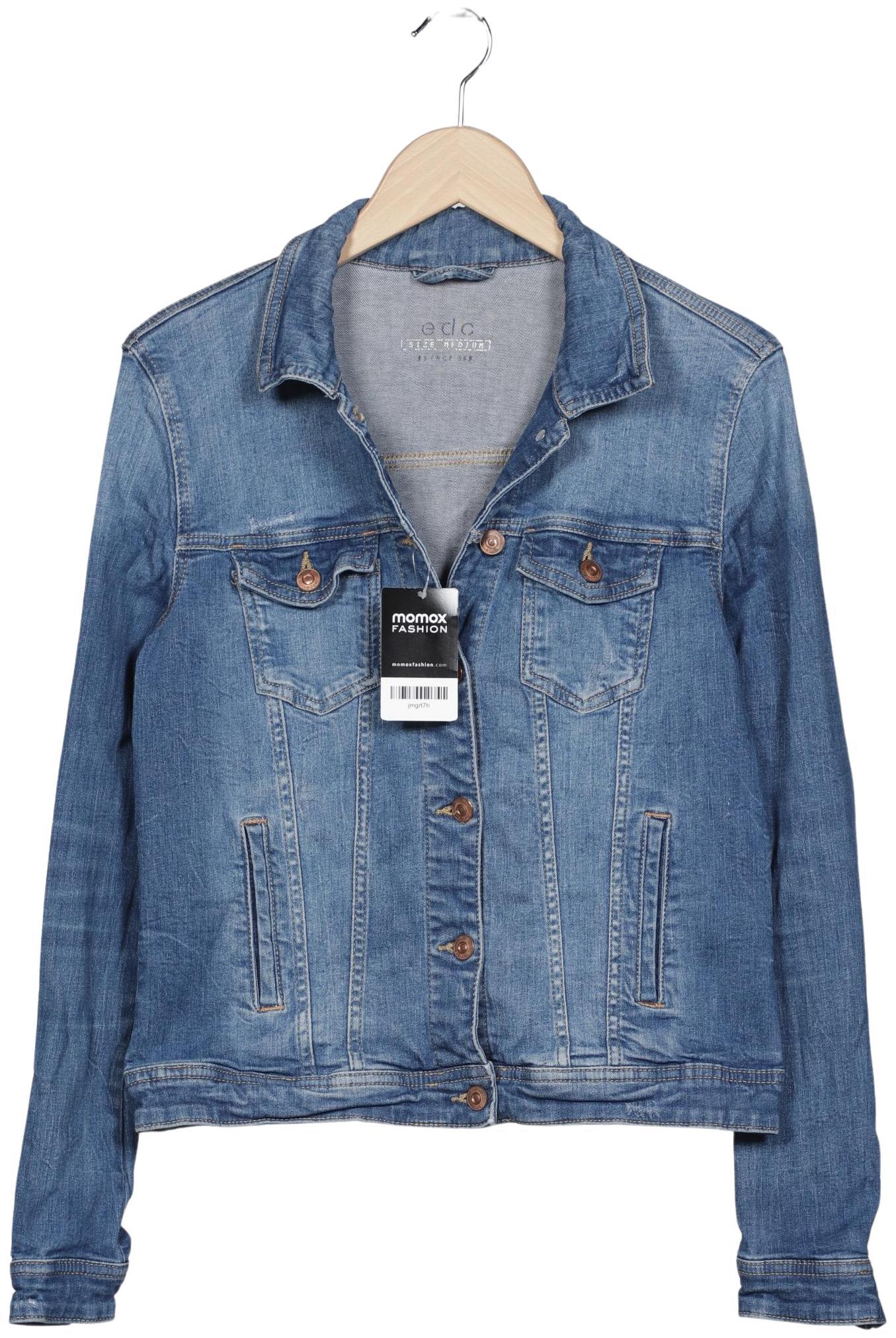 

edc by Esprit Damen Jacke, blau, Gr. 38