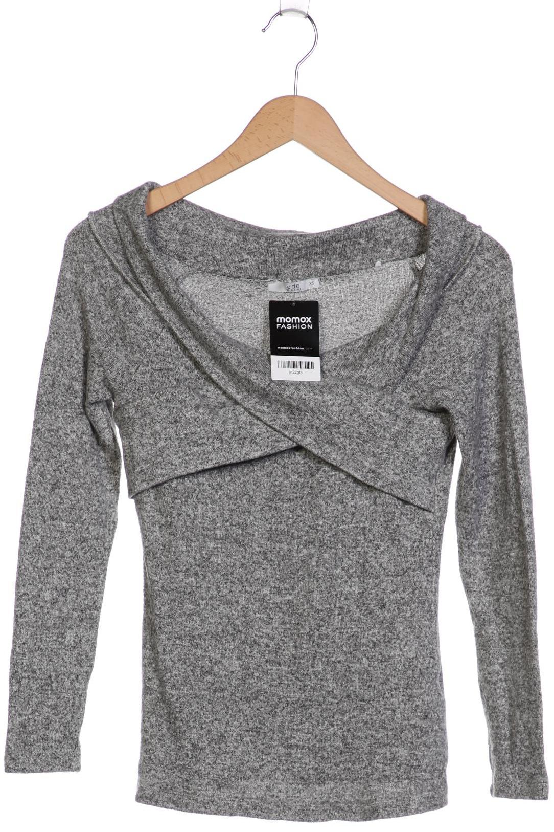 

edc by Esprit Damen Pullover, grau, Gr. 34