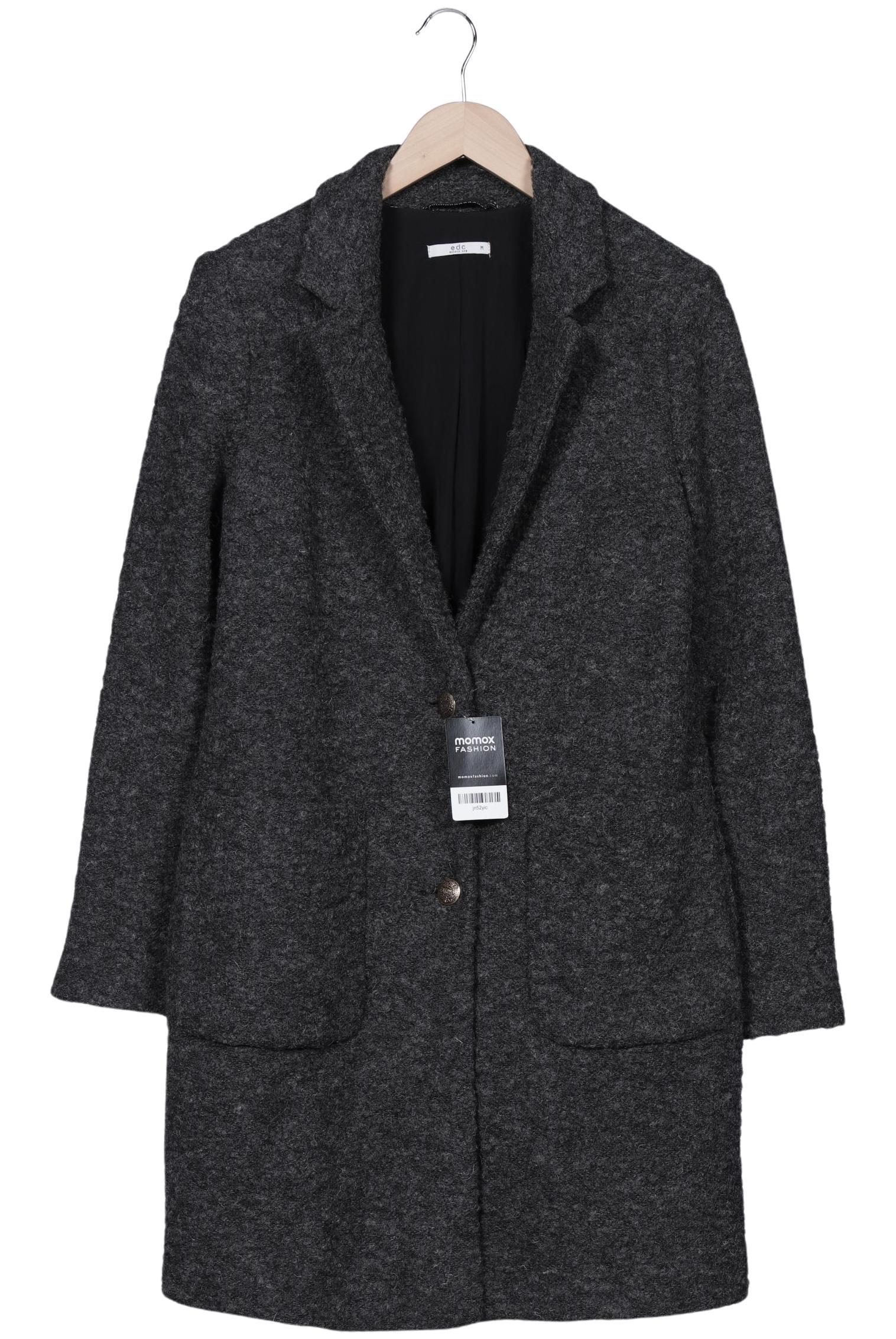 

edc by Esprit Damen Mantel, grau, Gr. 38