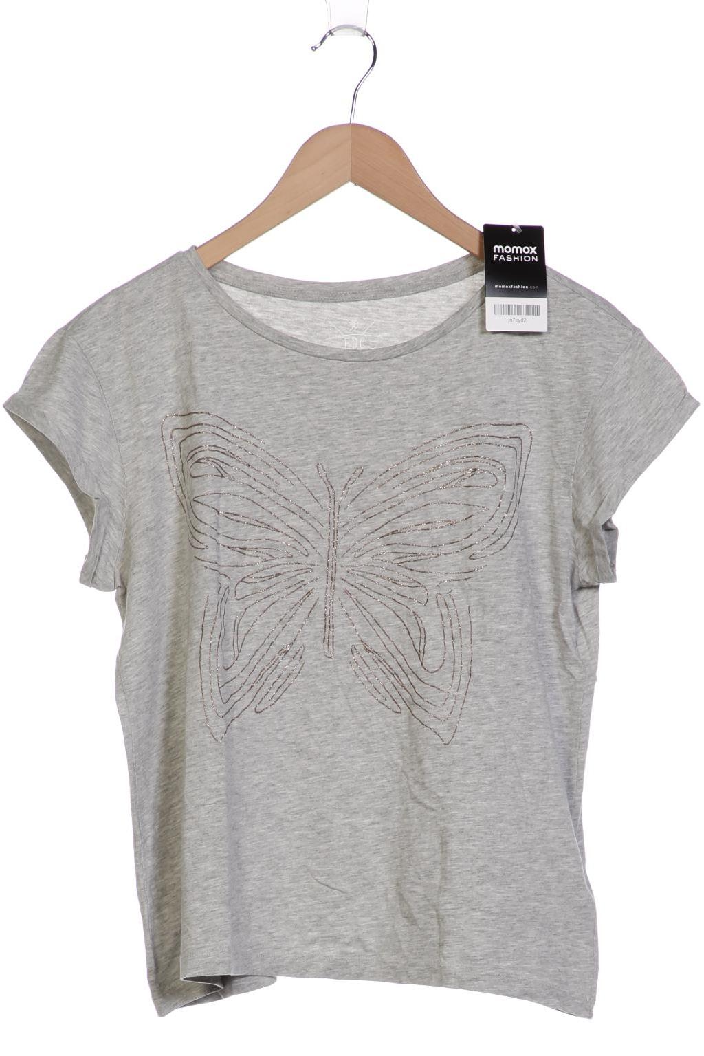 

edc by Esprit Damen T-Shirt, grau, Gr. 38