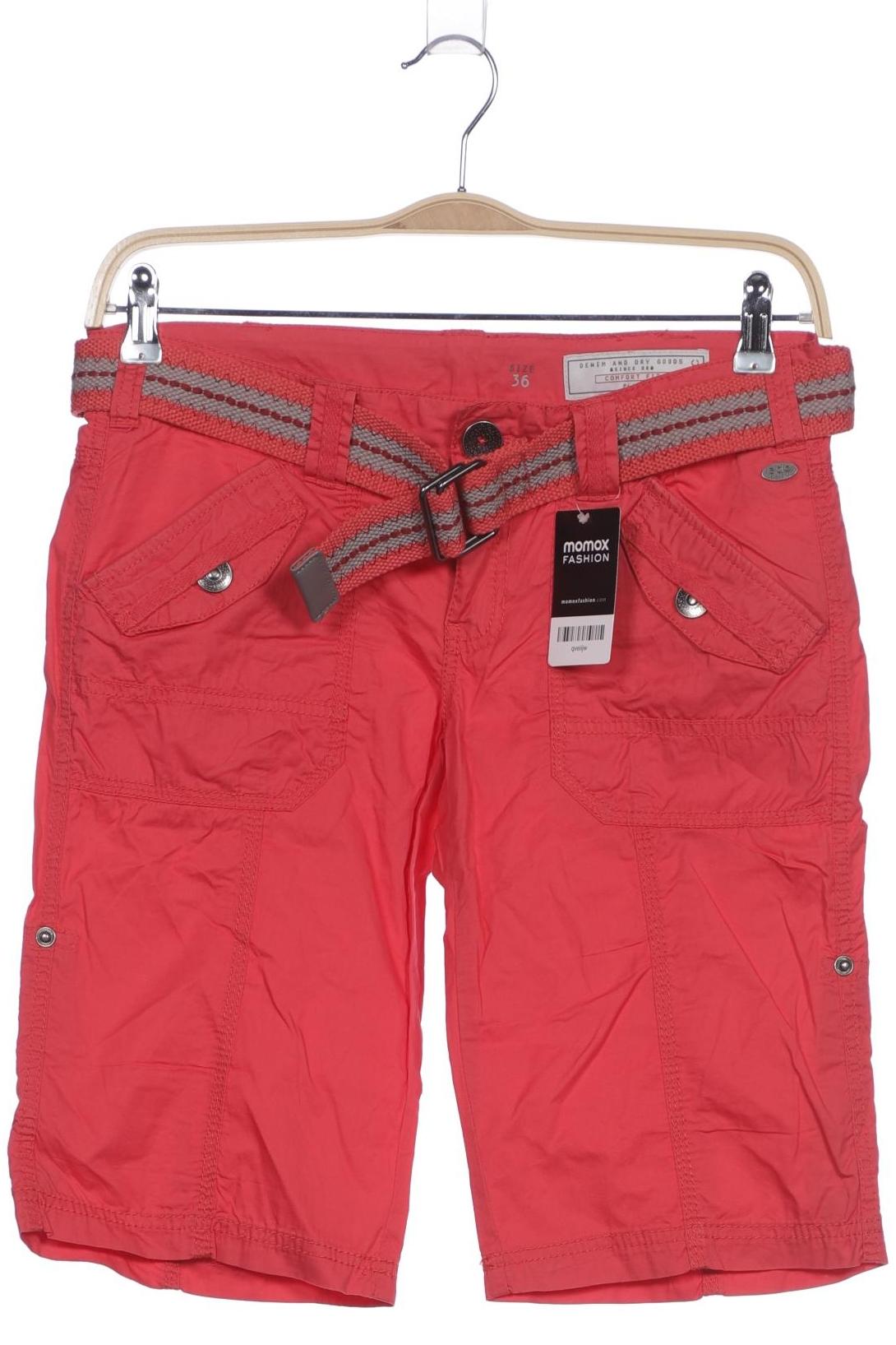 

edc by Esprit Damen Shorts, rot, Gr. 36