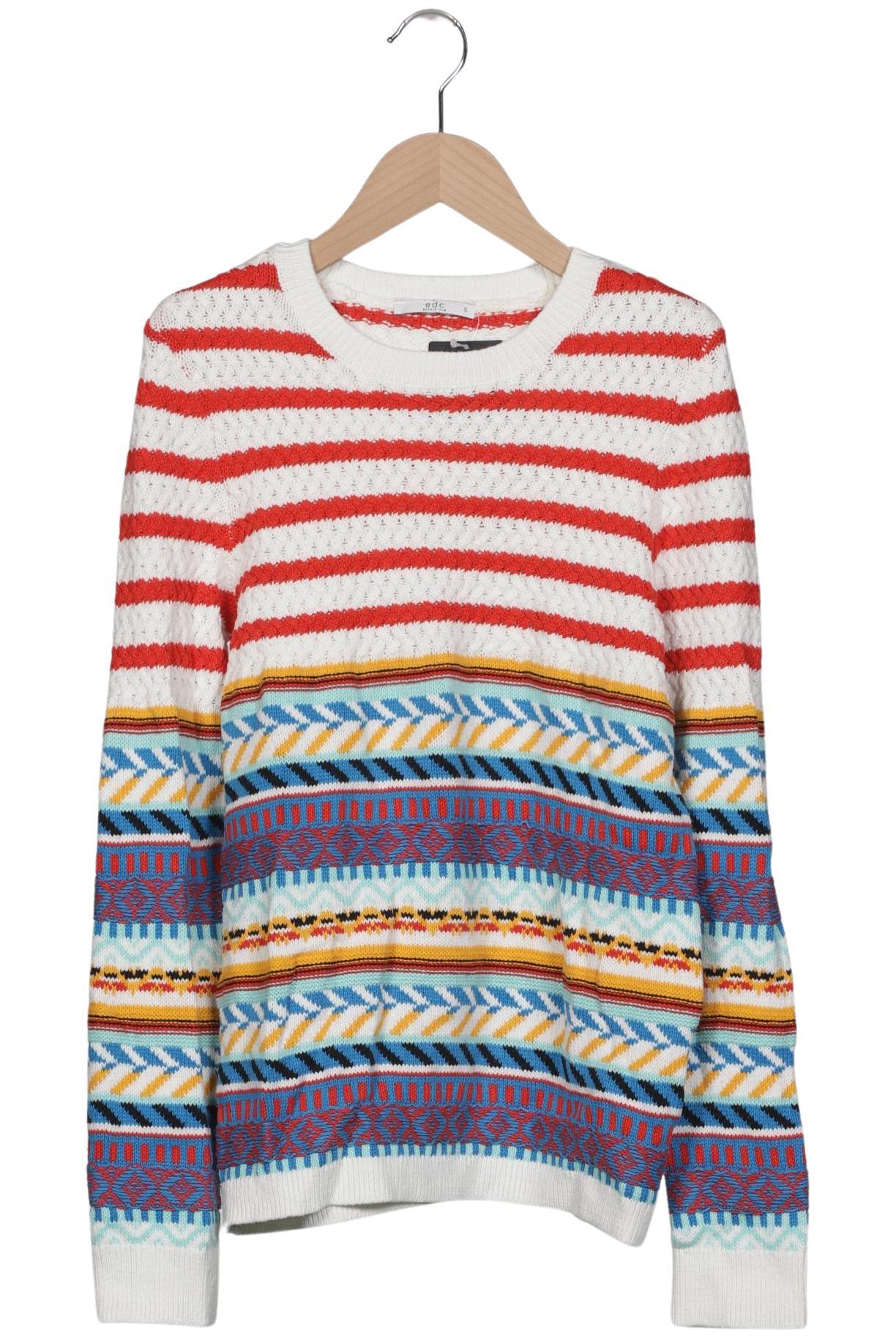 

edc by Esprit Damen Pullover, mehrfarbig, Gr. 36