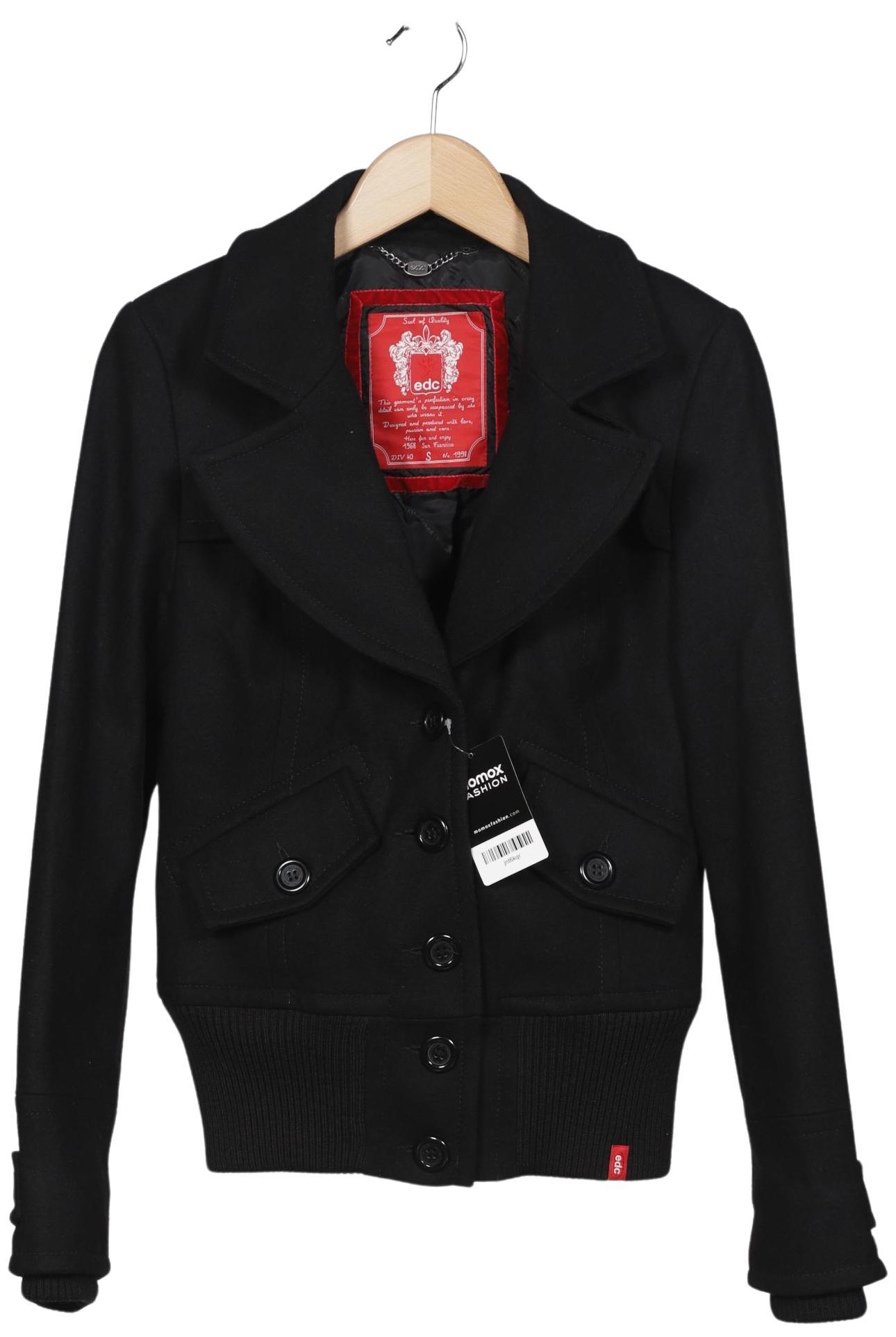 

edc by Esprit Damen Jacke, schwarz, Gr. 36