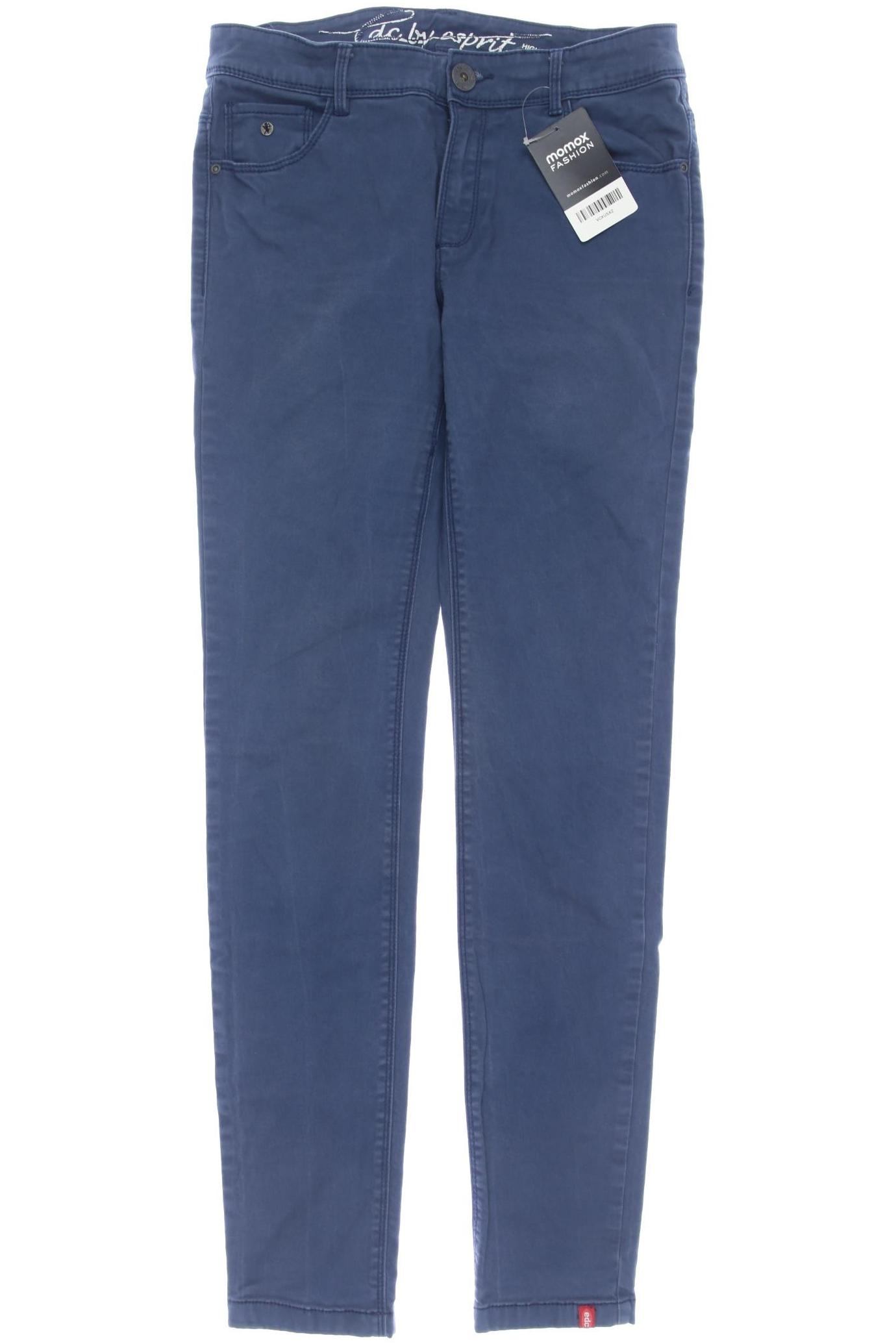 

edc by Esprit Damen Stoffhose, marineblau, Gr. 38