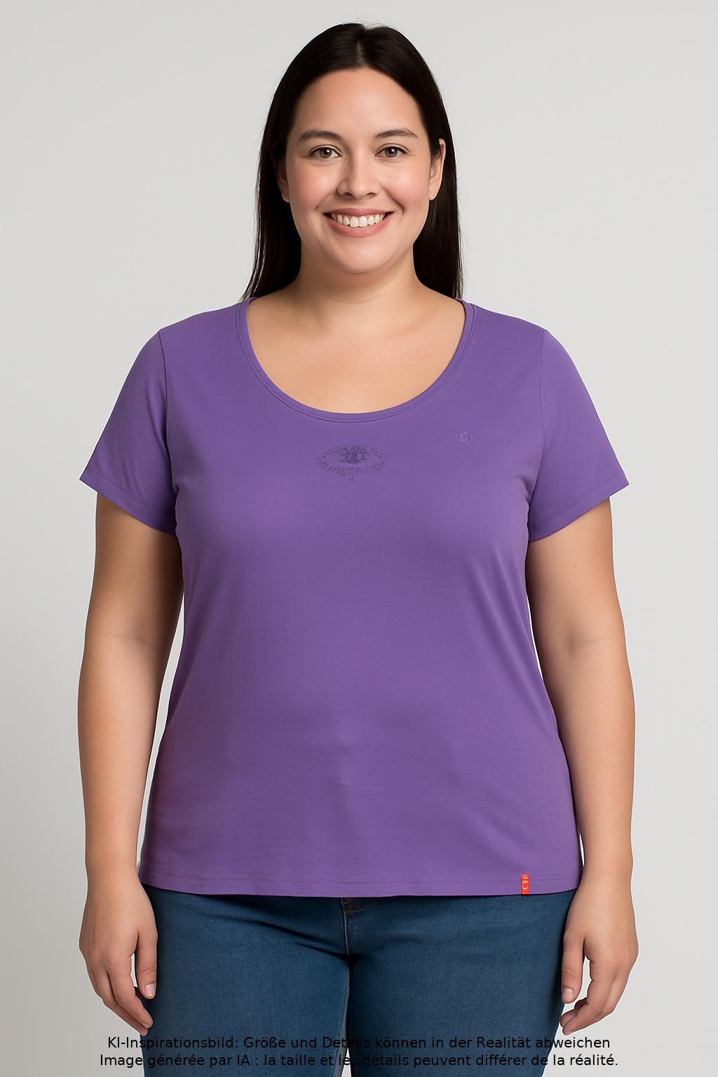 

edc by Esprit Damen T-Shirt, flieder, Gr. 44