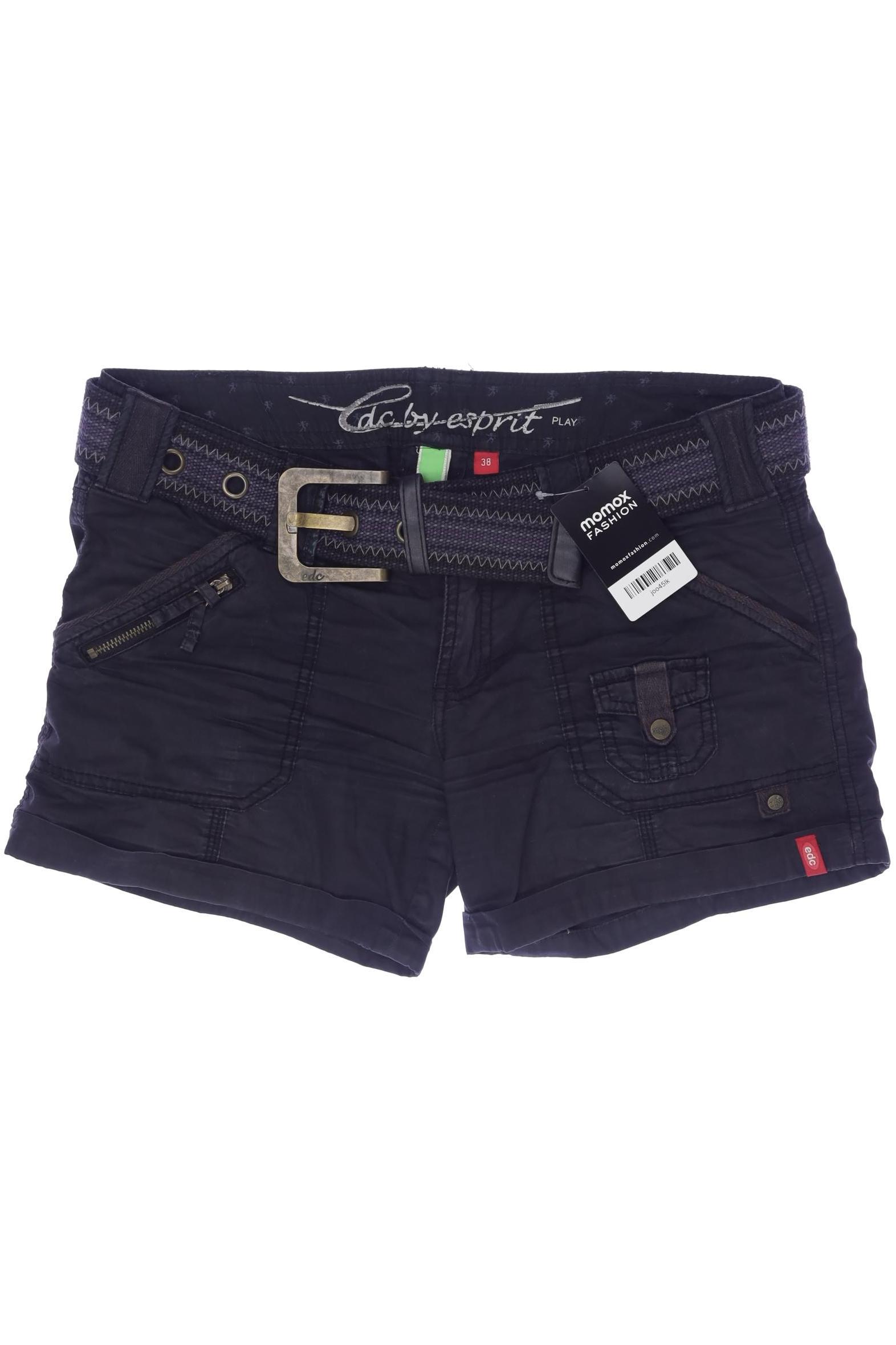

edc by Esprit Damen Shorts, schwarz, Gr. 38