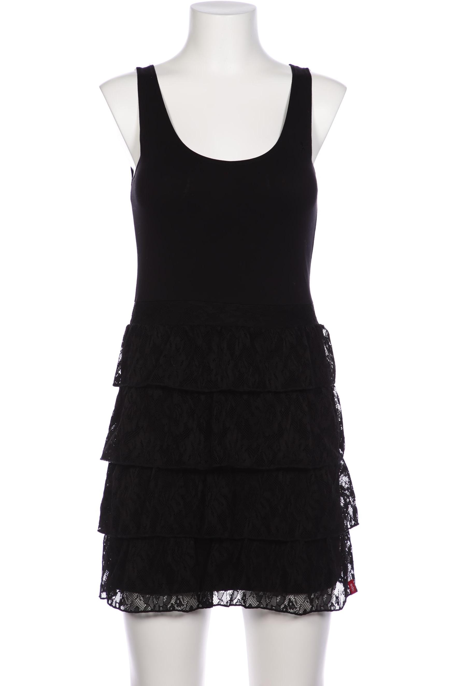 

edc by Esprit Damen Kleid, schwarz, Gr. 38