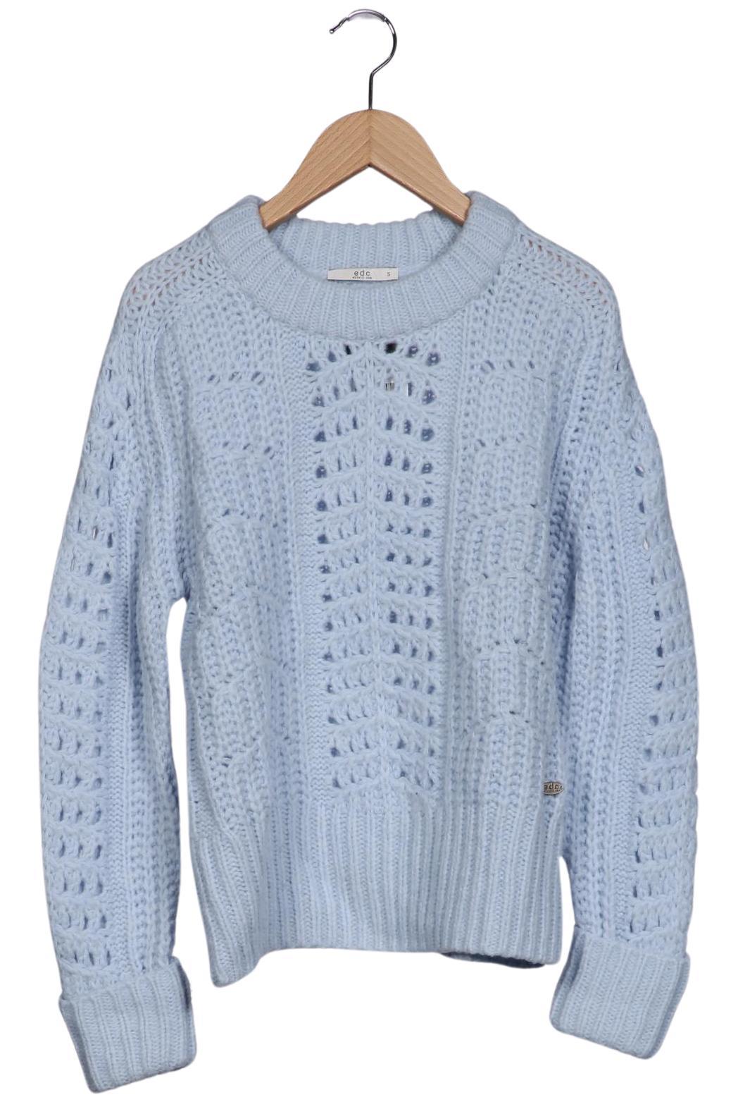 

edc by Esprit Damen Pullover, hellblau, Gr. 36