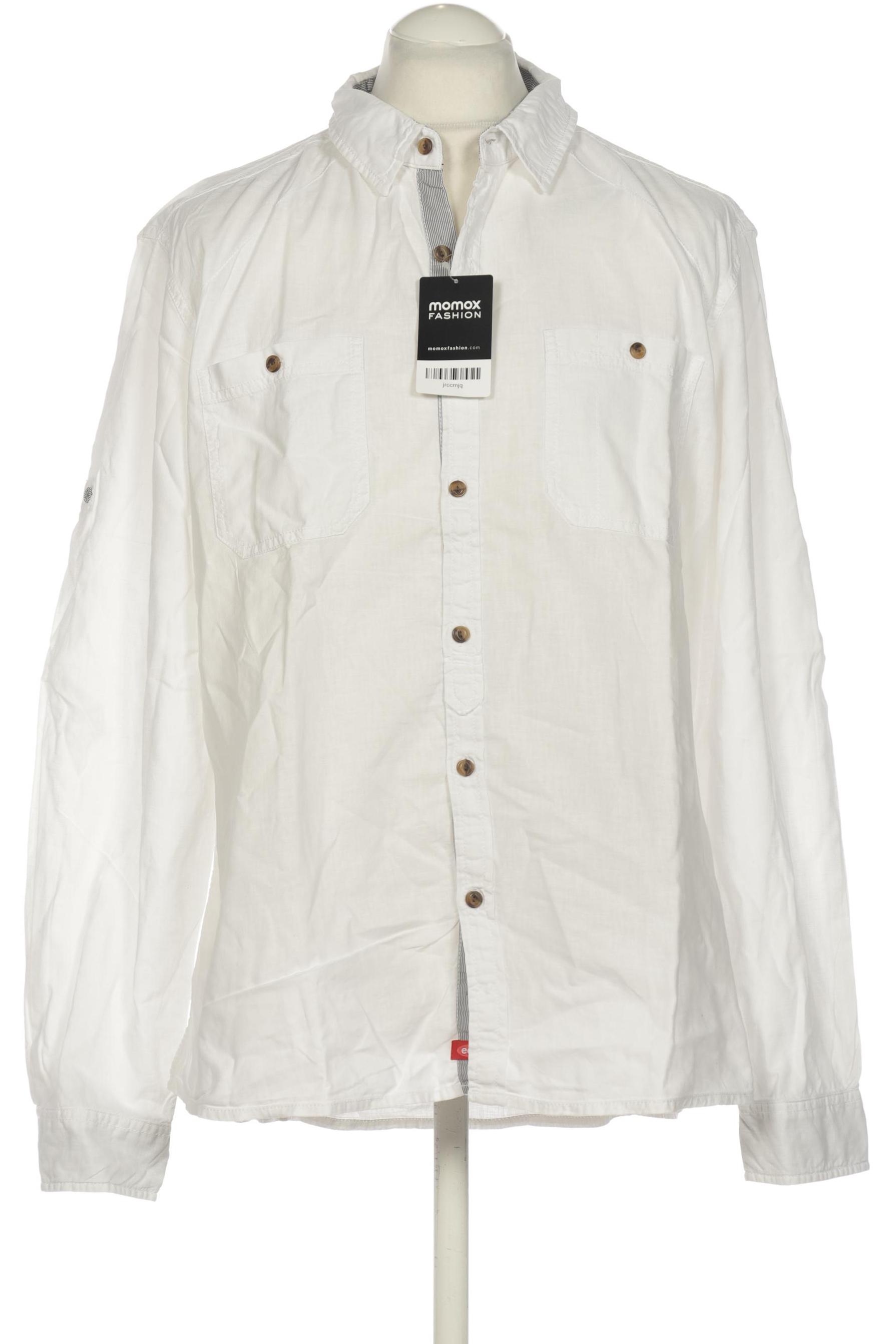 

edc by Esprit Herren Hemd, weiß