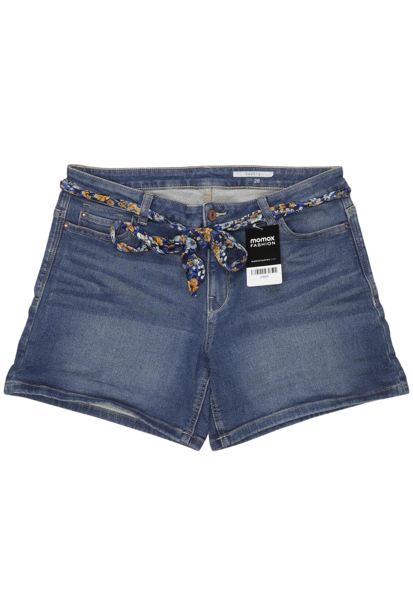 

edc by Esprit Damen Shorts, blau, Gr. 28