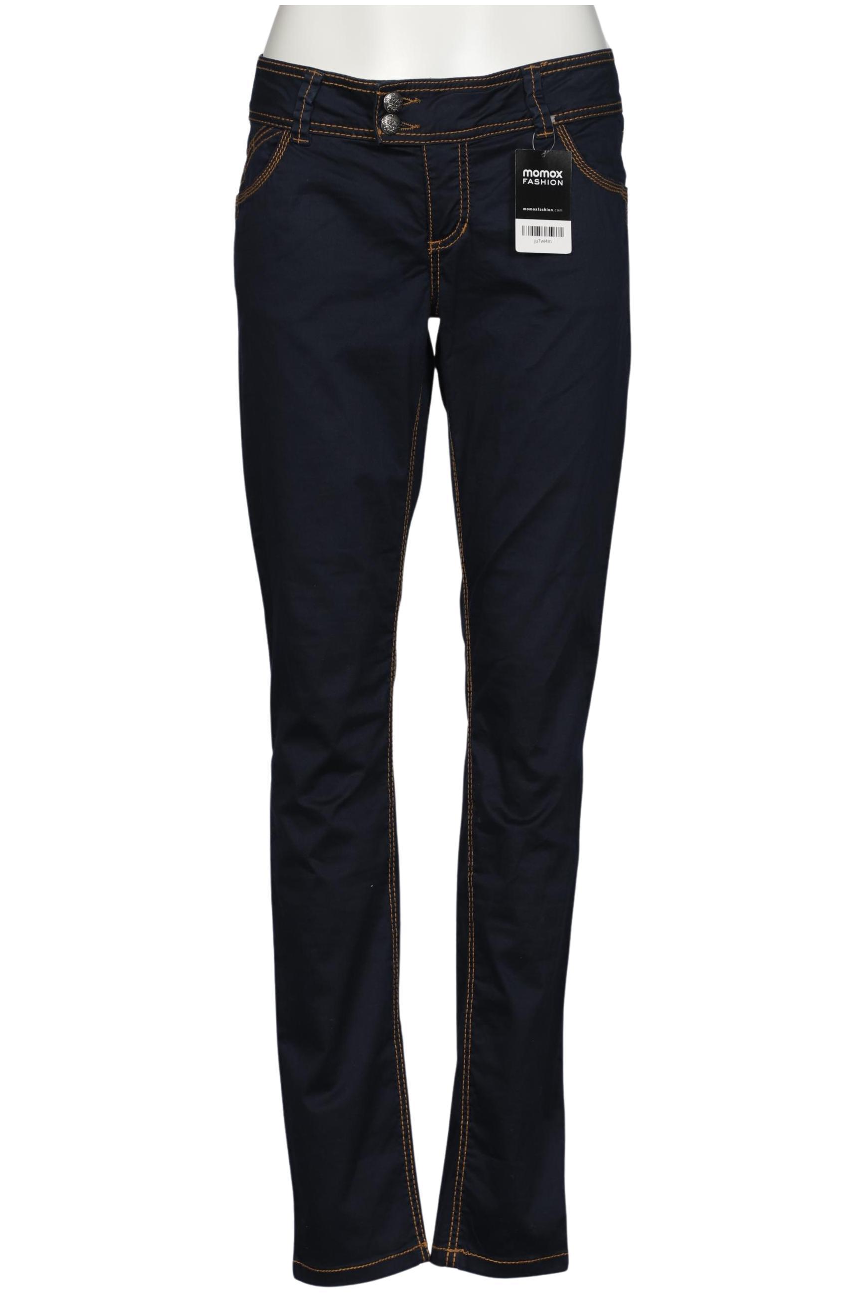 

edc by Esprit Damen Stoffhose, marineblau, Gr. 40