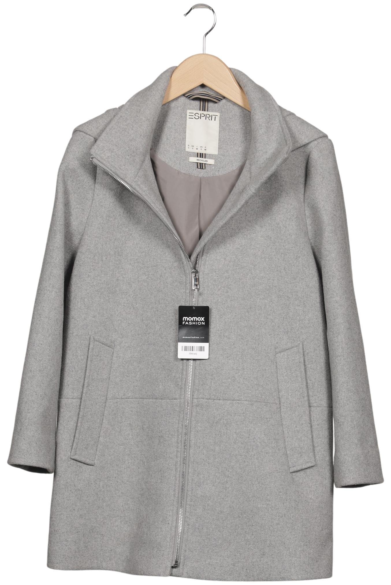 

edc by Esprit Damen Mantel, grau, Gr. 36