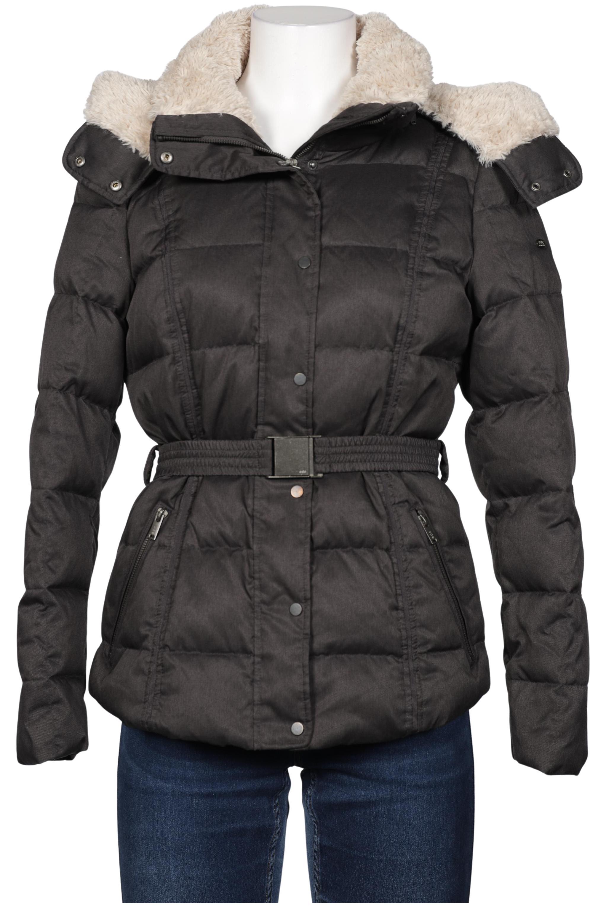 

edc by Esprit Damen Mantel, grau, Gr. 38