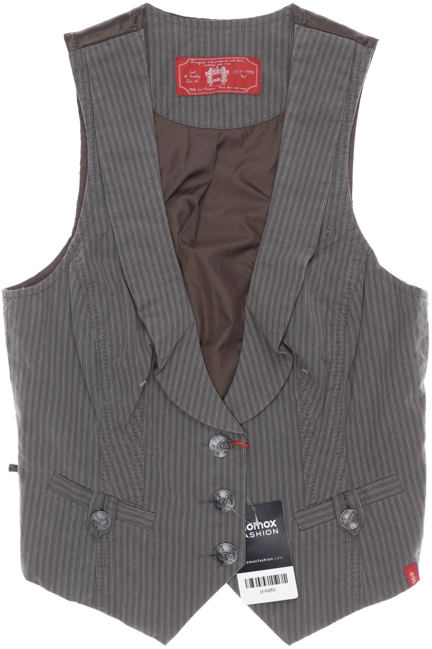 

edc by Esprit Damen Weste, braun, Gr. 38