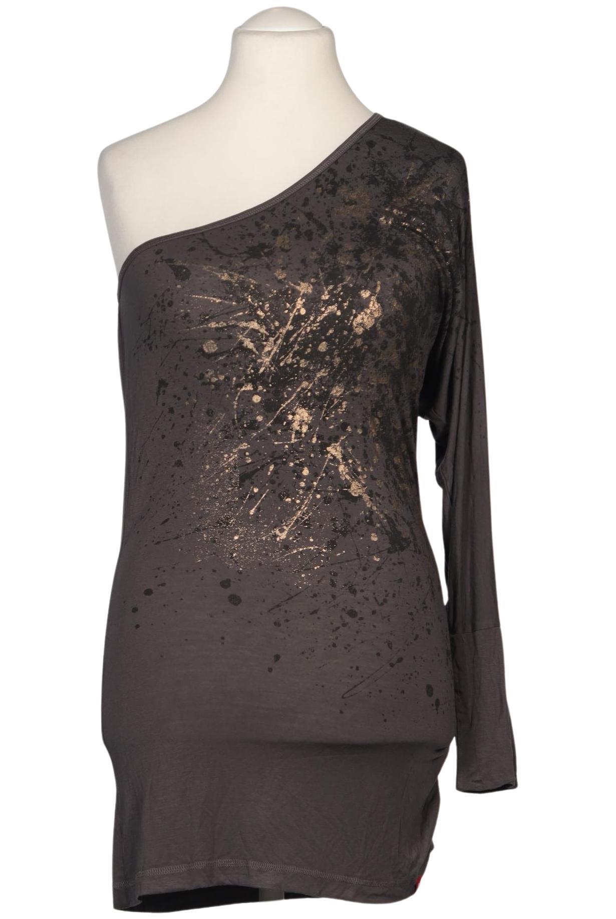 

edc by Esprit Damen Langarmshirt, grau, Gr. 42