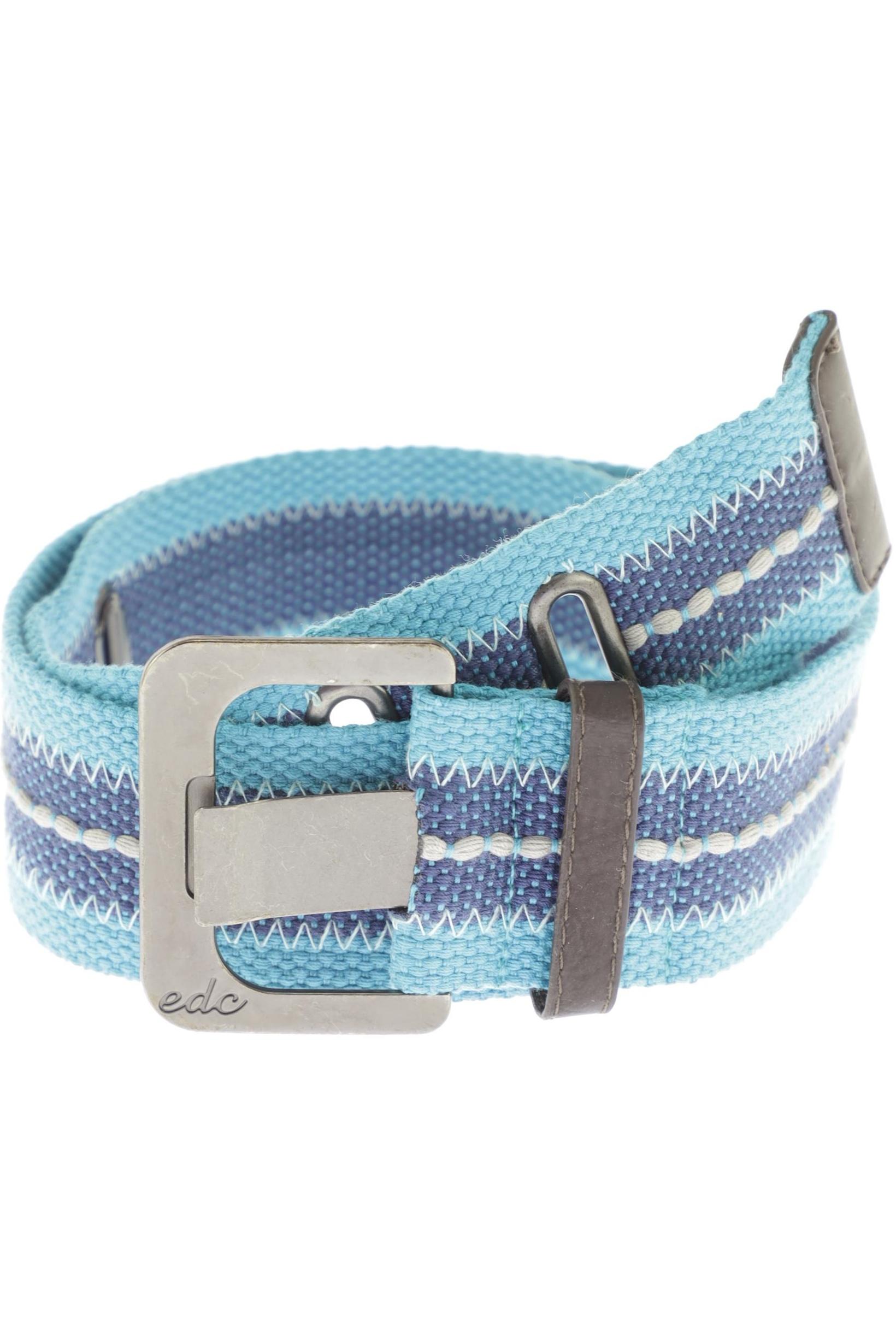 

edc by Esprit Damen Gürtel, blau, Gr. 80